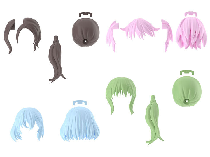 Bandai 30 Minutes Sisters 30MS Option Hair Style Parts Vol. 9 Accessory Kit (Box/4) - Anime Model Customization for DIY Figure Collectors | Perfect for Cosplay, Display, and Custom Action Figures