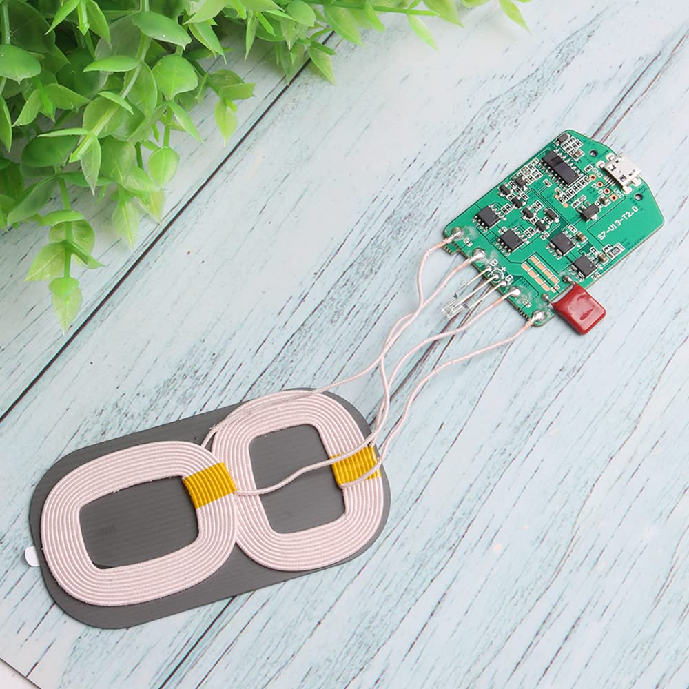 Acxico 10W Qi Fast Wireless Charger PCBA Circuit Board with Coil - Perfect for Smartphones, Tablets & Qi-Enabled Devices