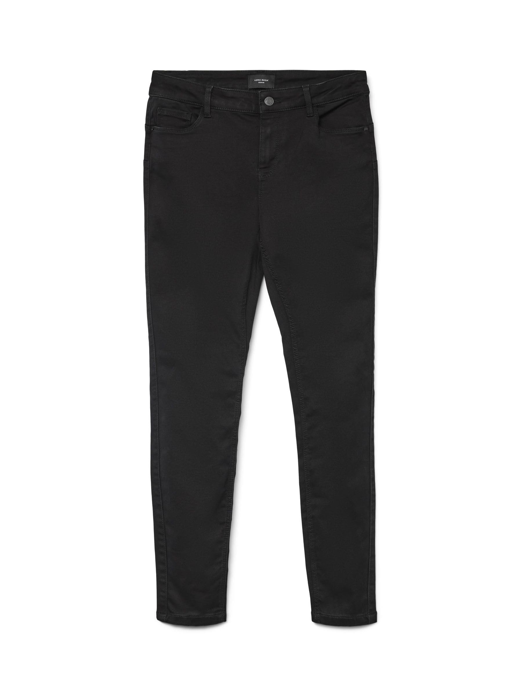 Vero Moda Seven NW Shape Up Jeans - High Waist Slimming Denim Pants for Women, Size L32 | Perfect for Casual Wear, Office & Night Out