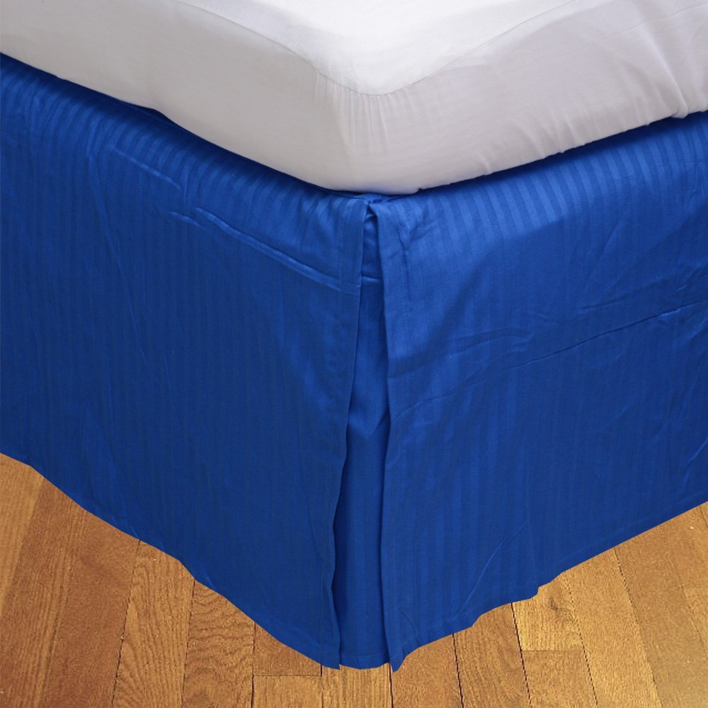600 Thread Count Soft Egyptian Cotton Twin-XL Bed Skirt with 15