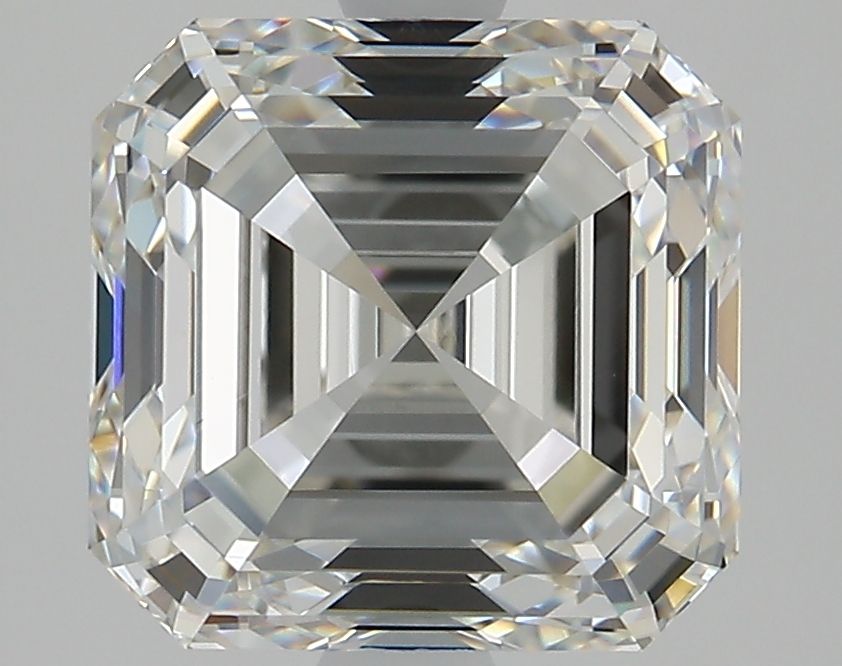 3.27 Carat Asscher Cut Diamond Ring - Premium Quality Solitaire Engagement Ring for Women - Perfect for Proposals, Anniversaries & Special Occasions