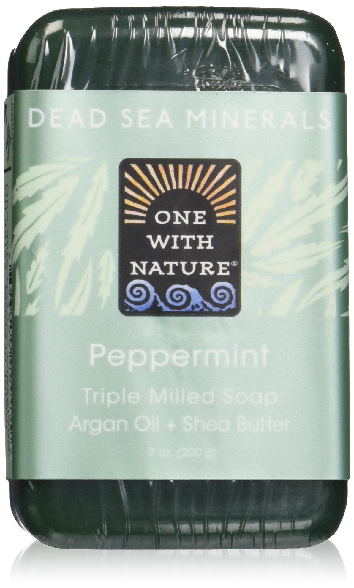 One With Nature Peppermint Soap Bars - 7 Ounce (Pack of 36) | Natural Essential Oils, Refreshing Mint Scent | Perfect for Spa, Bath & Gift Sets