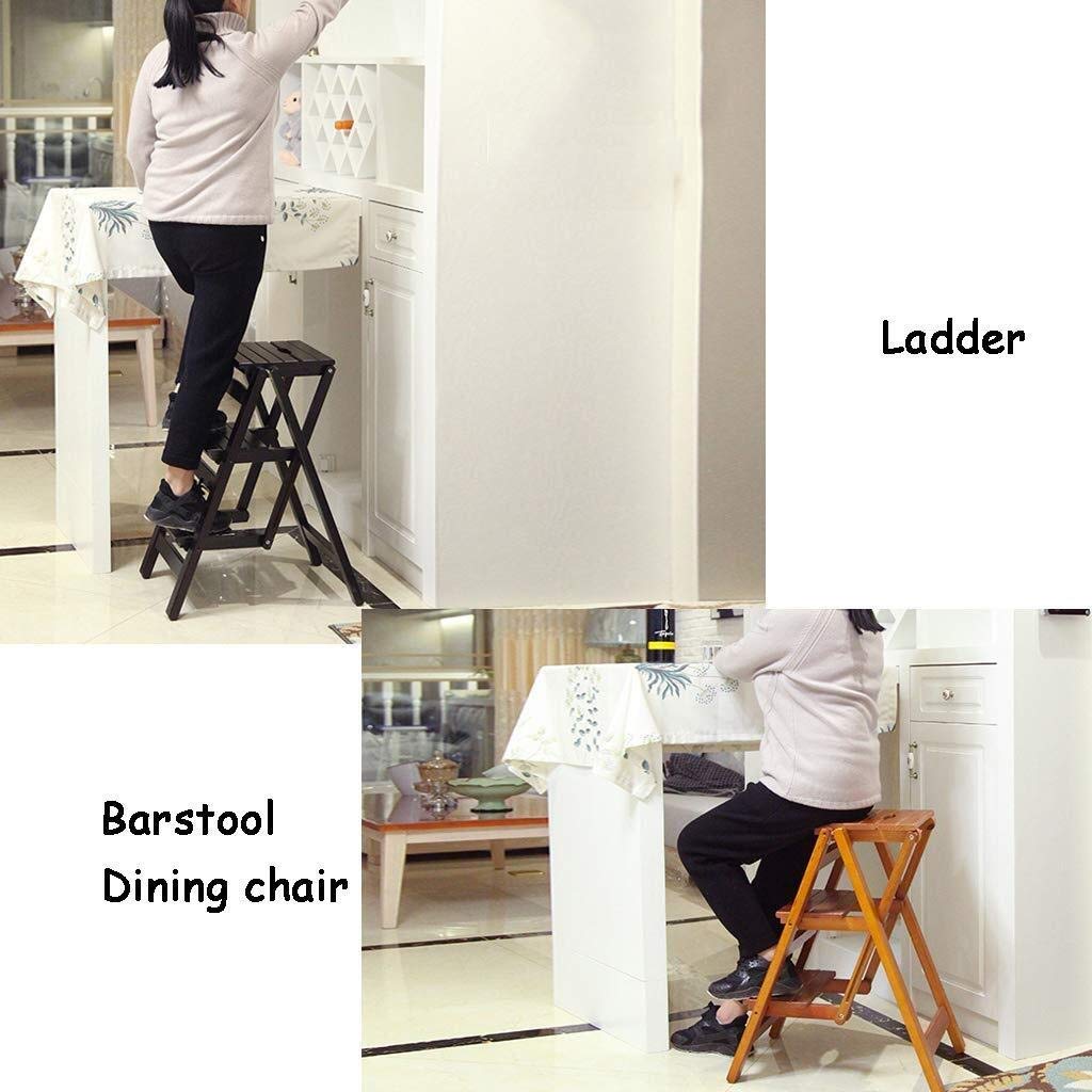 DASHADAO 4-Step Folding Stool Ladder - Indoor Climbing Step Stool for Kids & Adults, Multi-Purpose Household Step Stool for Kitchen, Dining, Bathroom & Bar Use