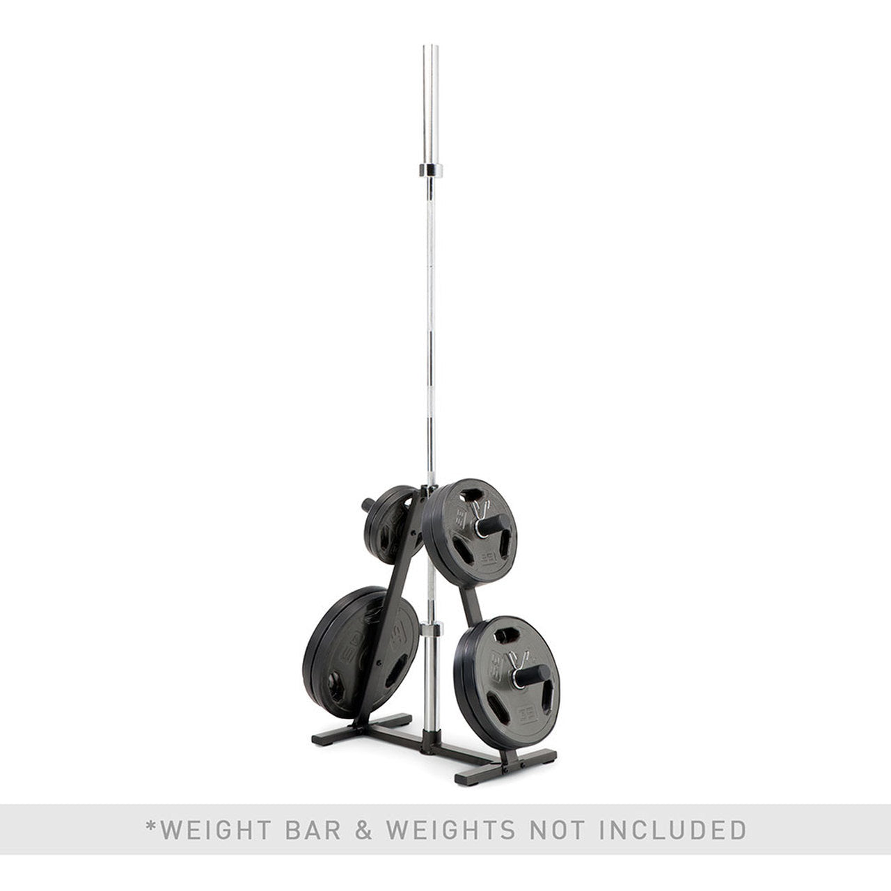 Marcy 4-Peg Weight Tree with Barbell Holder - Compatible with 1