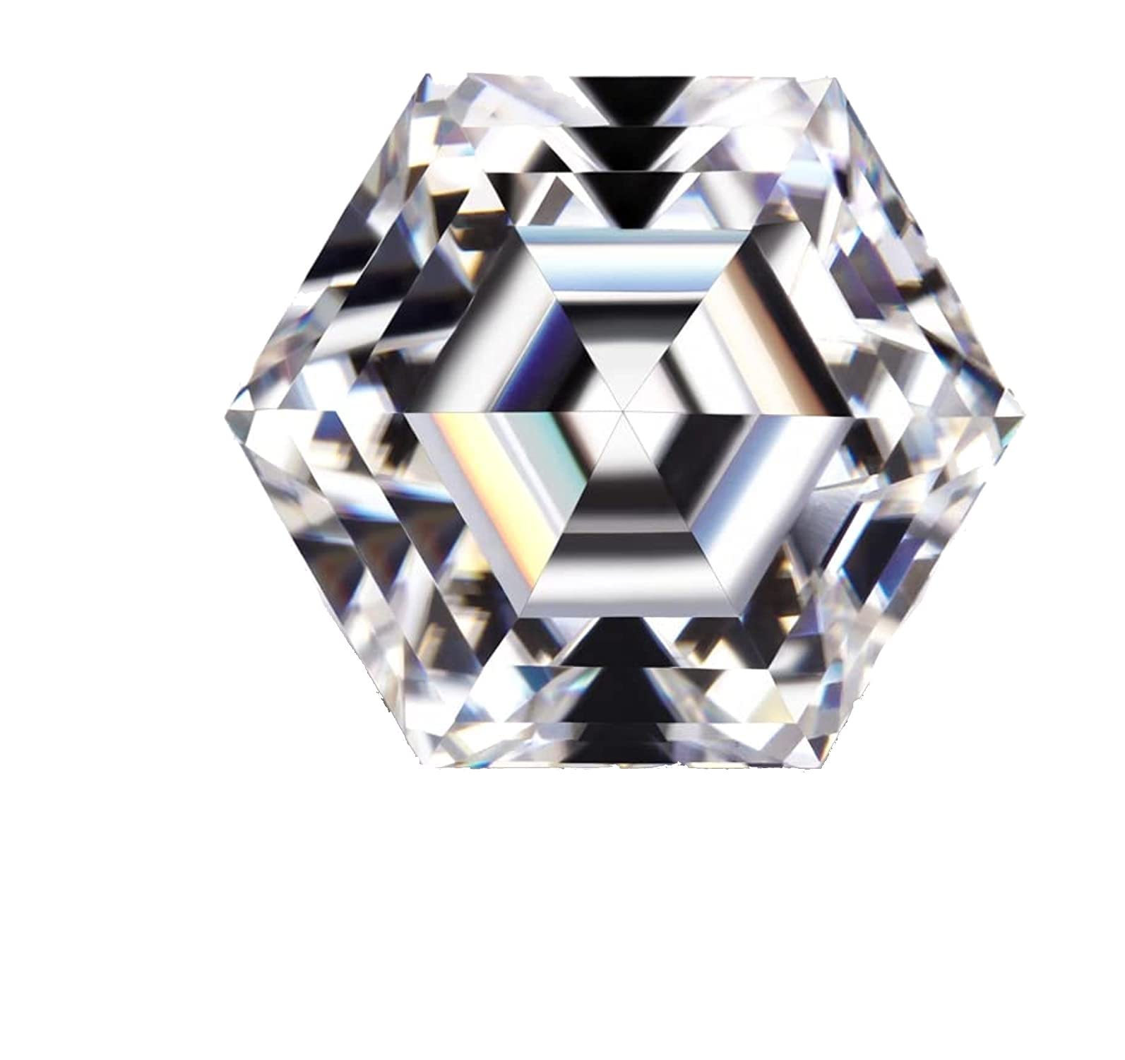 Premium 15CT-100CT Hexagon Cut Colorless Loose Moissanite Stones for Engagement Rings, Earrings, Pendants & Bracelets - Ideal for Women's Jewelry, Wedding Gifts & Anniversary Presents (Perfect for Bridal Sets, Custom Designs & Luxury Jewelry Making)