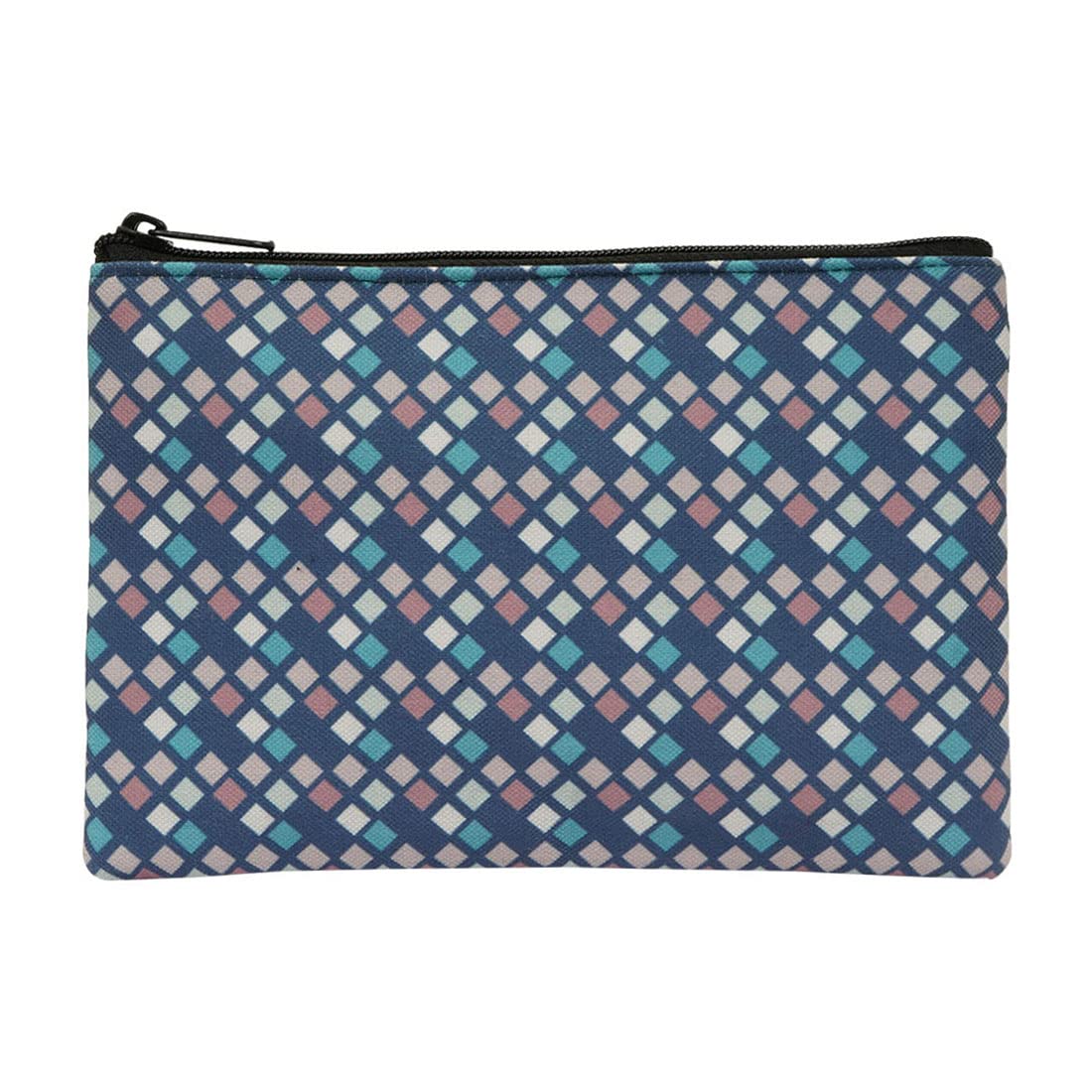 Crazyify Printed Travel Pouch Cosmetic Bag - Waterproof Makeup Organizer for Women | Portable Toiletry Bag for Travel, Gym & Daily Use | Perfect for Cosmetics, Jewelry & Essentials Storage