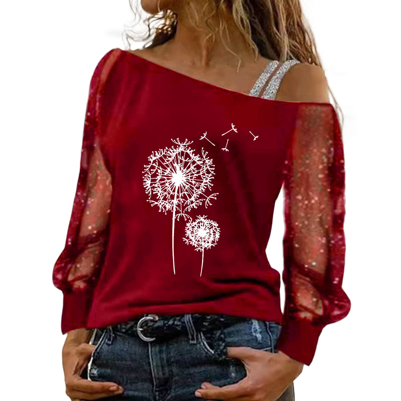 Women's Floral Print Casual Tunic Top - Summer & Fall Blouse, Workout Tank, Crewneck T-Shirt | Perfect for Office, Yoga & Everyday Wear