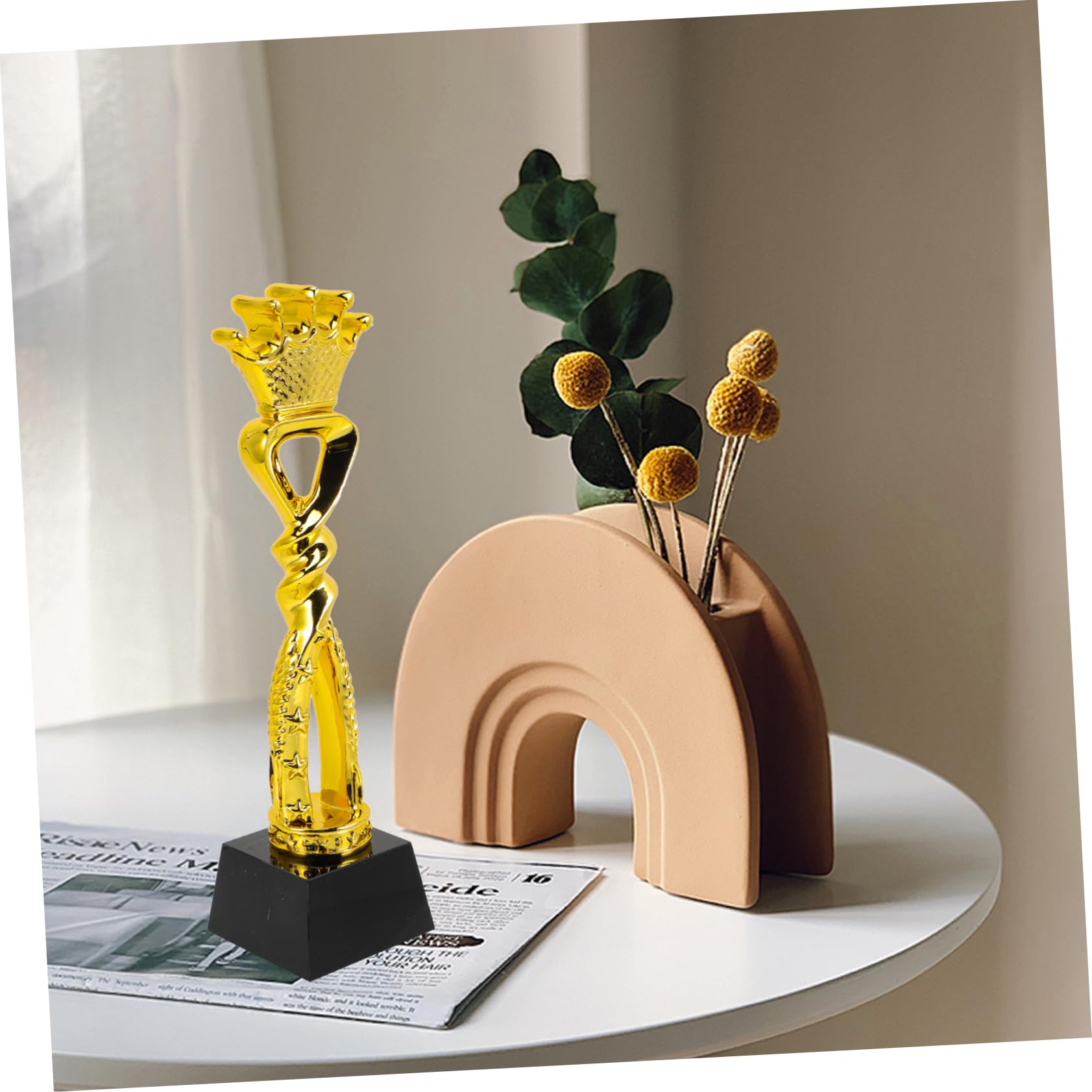 DIY Small Trophy for Kids - CORHAD Compact Prize Trophy for Awards & Gifts