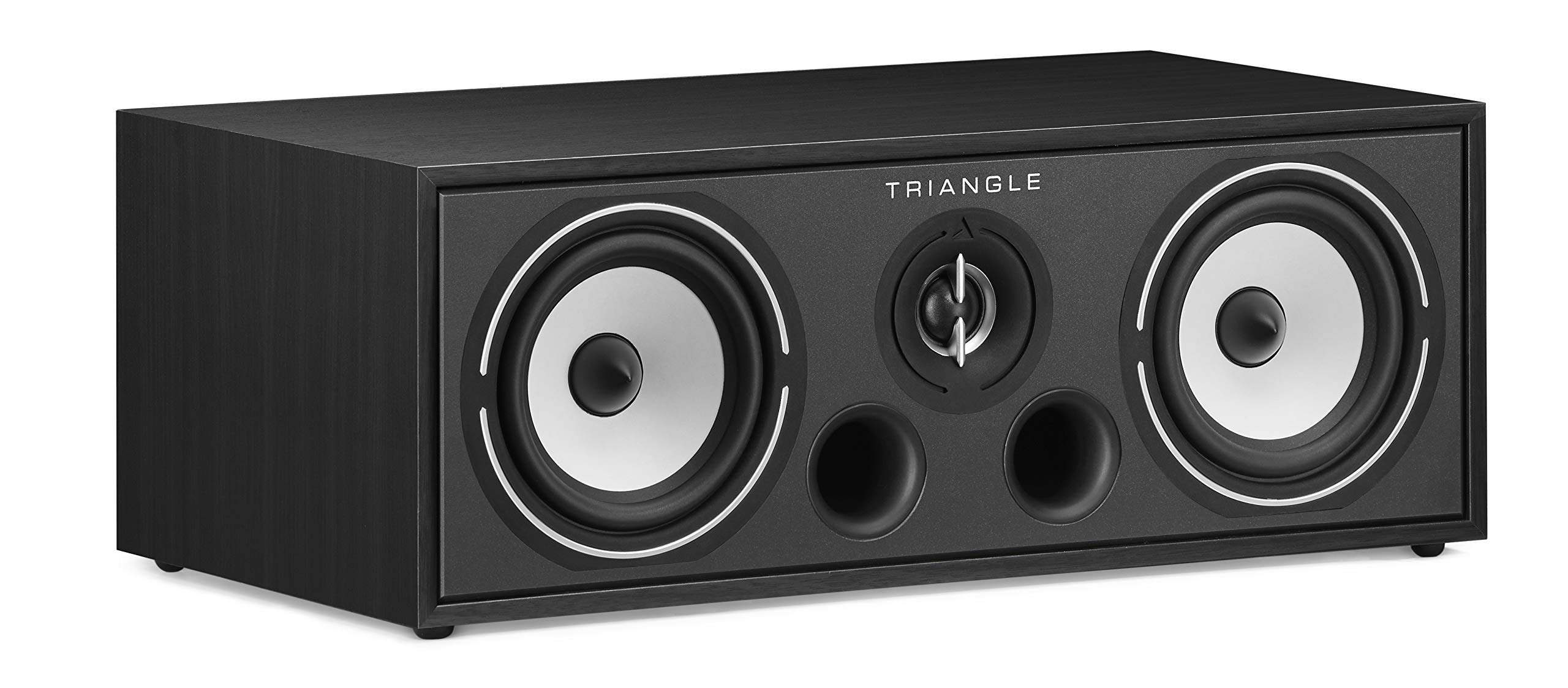 Triangle Borea BRC01 Home Theater Center Channel Speaker - High-Quality Audio for Movies & Music (Black Ash) | Perfect for Living Room & Home Cinema Setup