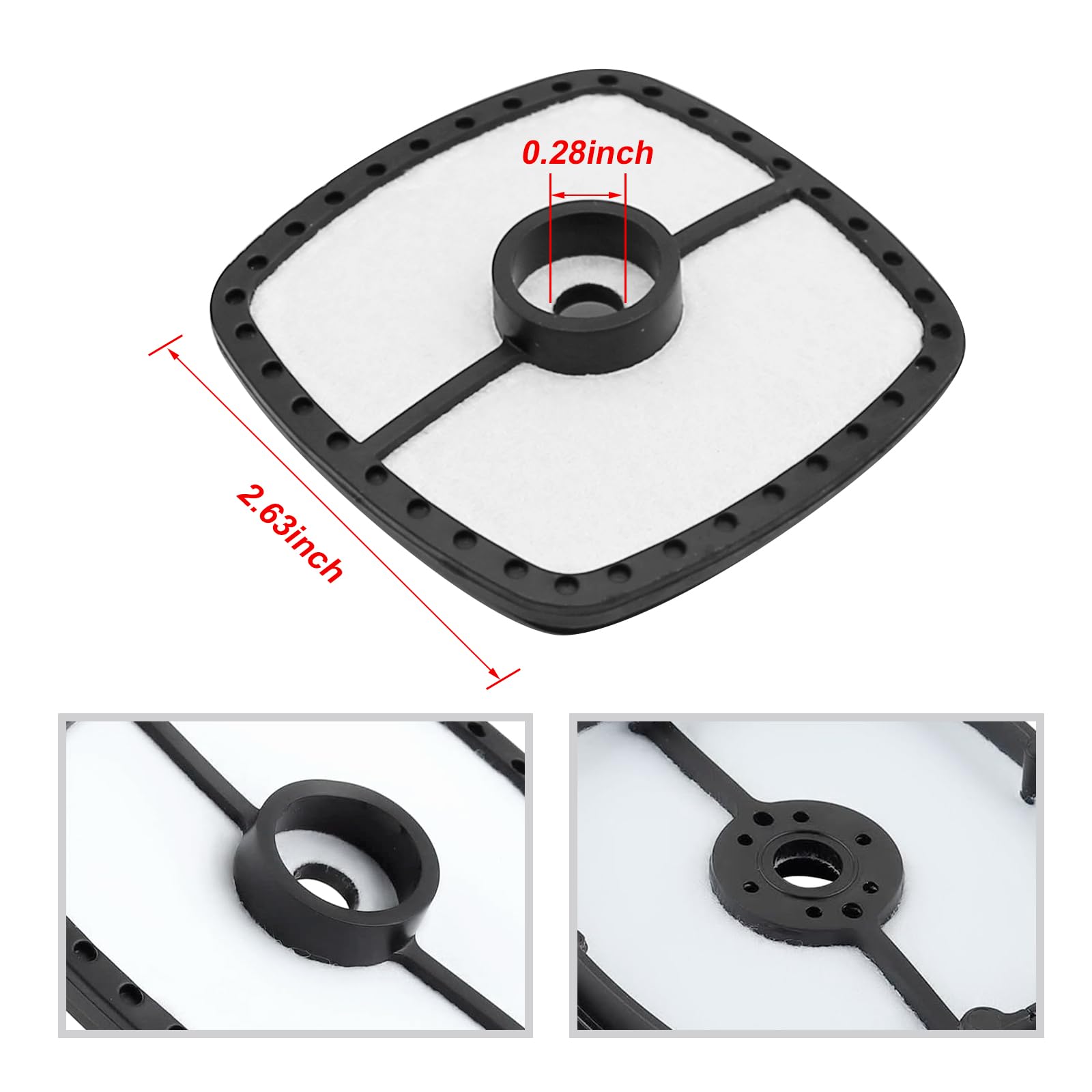 Echo SRM-225 Air Filter Cover Replacement - Compatible with SRM225i, SRM225SB, GT225, GT-225, PE225, PE-225 String Trimmer & Brushcutter - Replaces A232001850 & V299000250 - Perfect for Lawn Maintenance & Landscaping