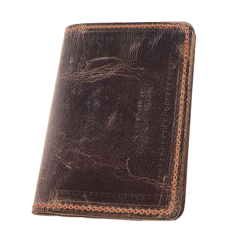 Tupper Slim Bifold RFID Blocking Leather Wallet for Men - Perfect for Everyday Carry, Travel & Business (Black)