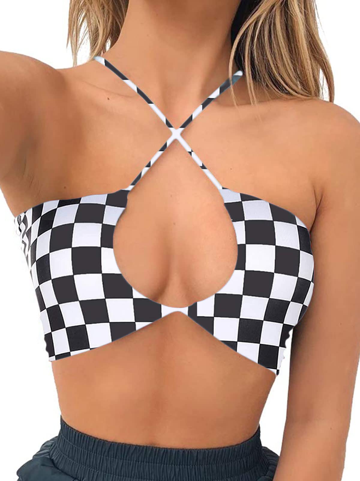 KRTWRNT Women's Sexy Festival Crop Top - Trendy Concert Outfit for Music Festivals, Parties & Nightlife