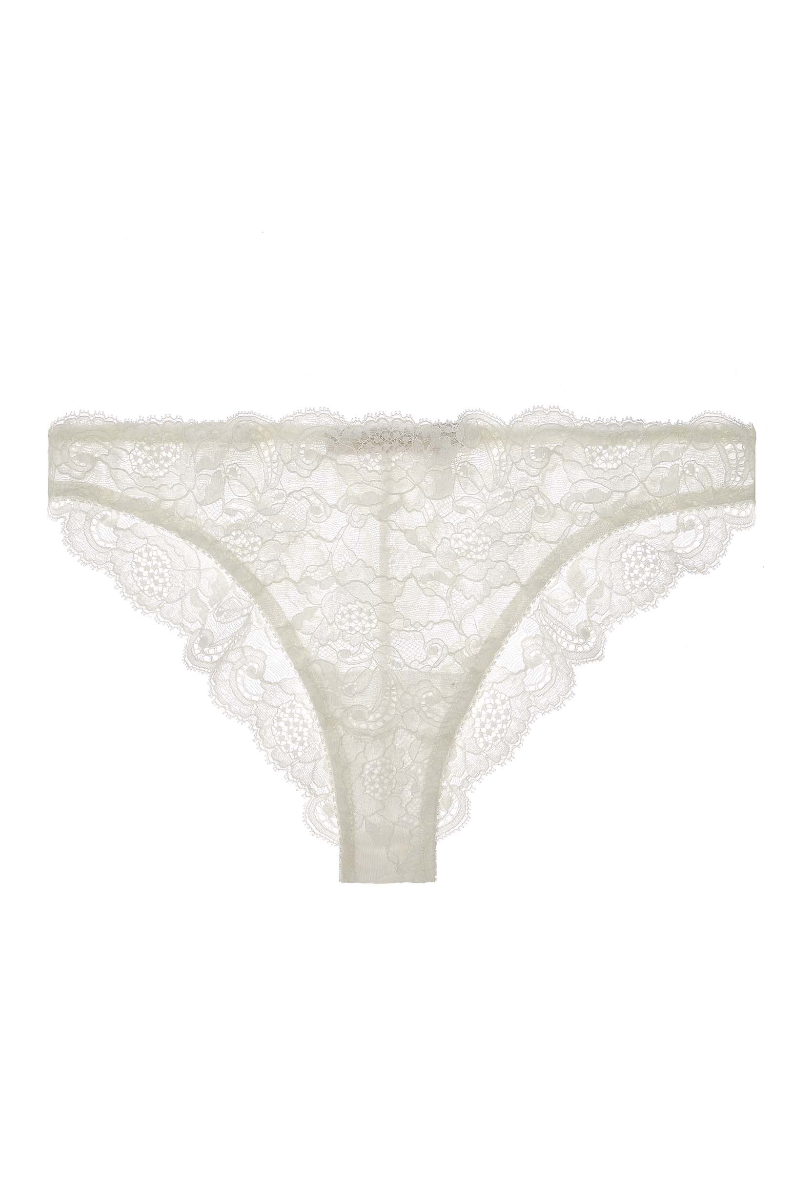 Peony French Lace Bikini Panties - Soft Cotton Underwear for Women | Perfect for Beach, Vacation & Romantic Occasions