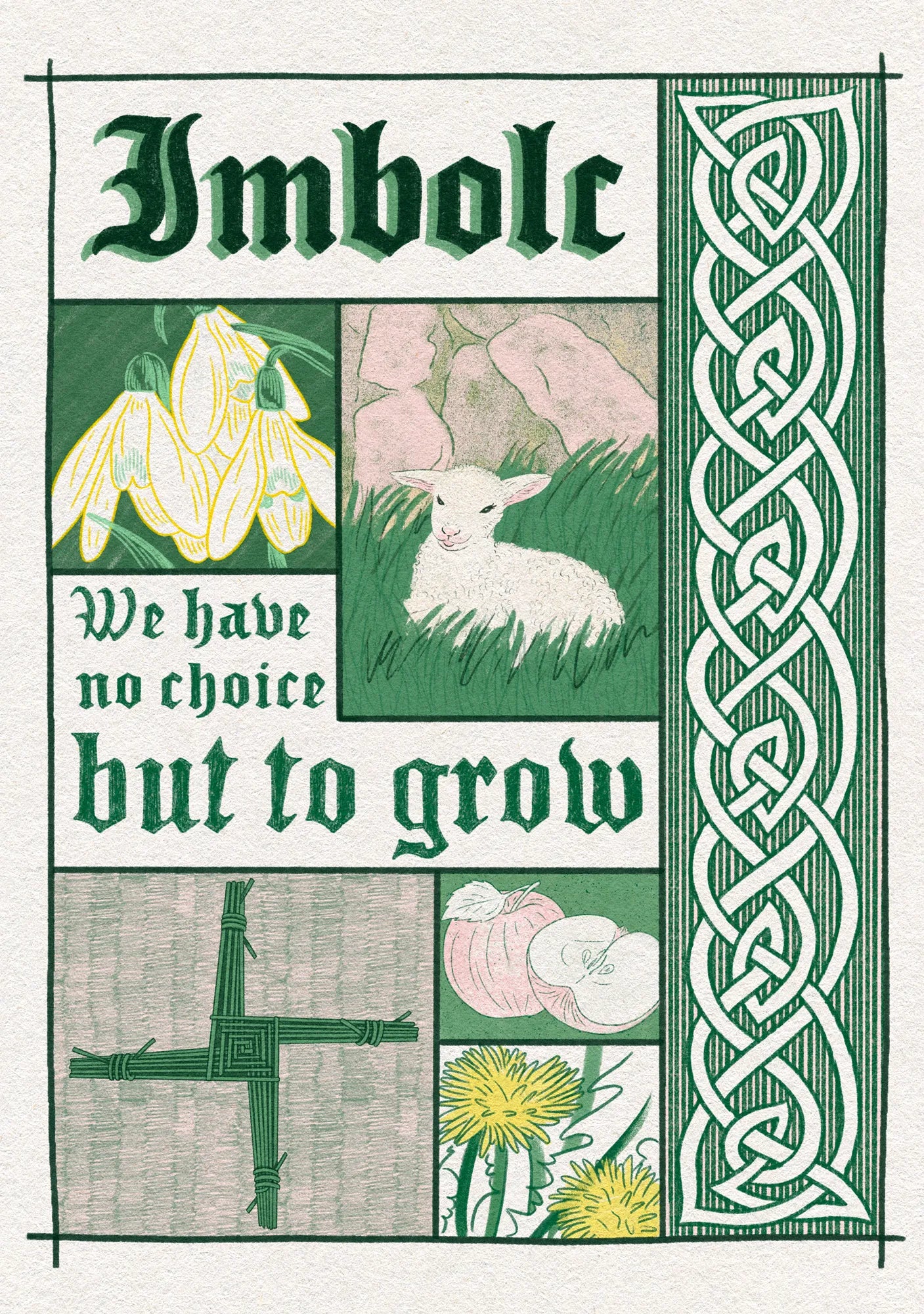 Sophie Carroll Hunt - Premium Imbolc Celebration Decor for Wiccan & Pagan Rituals - Perfect for Altars, Home Blessings & Seasonal Festivals
