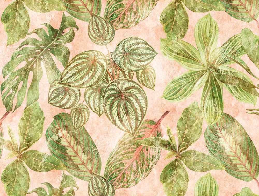 All About Leaves Wall Art - Handmade Botanical Decor for Home & Office - Perfect for Living Room, Bedroom, or Office Decor