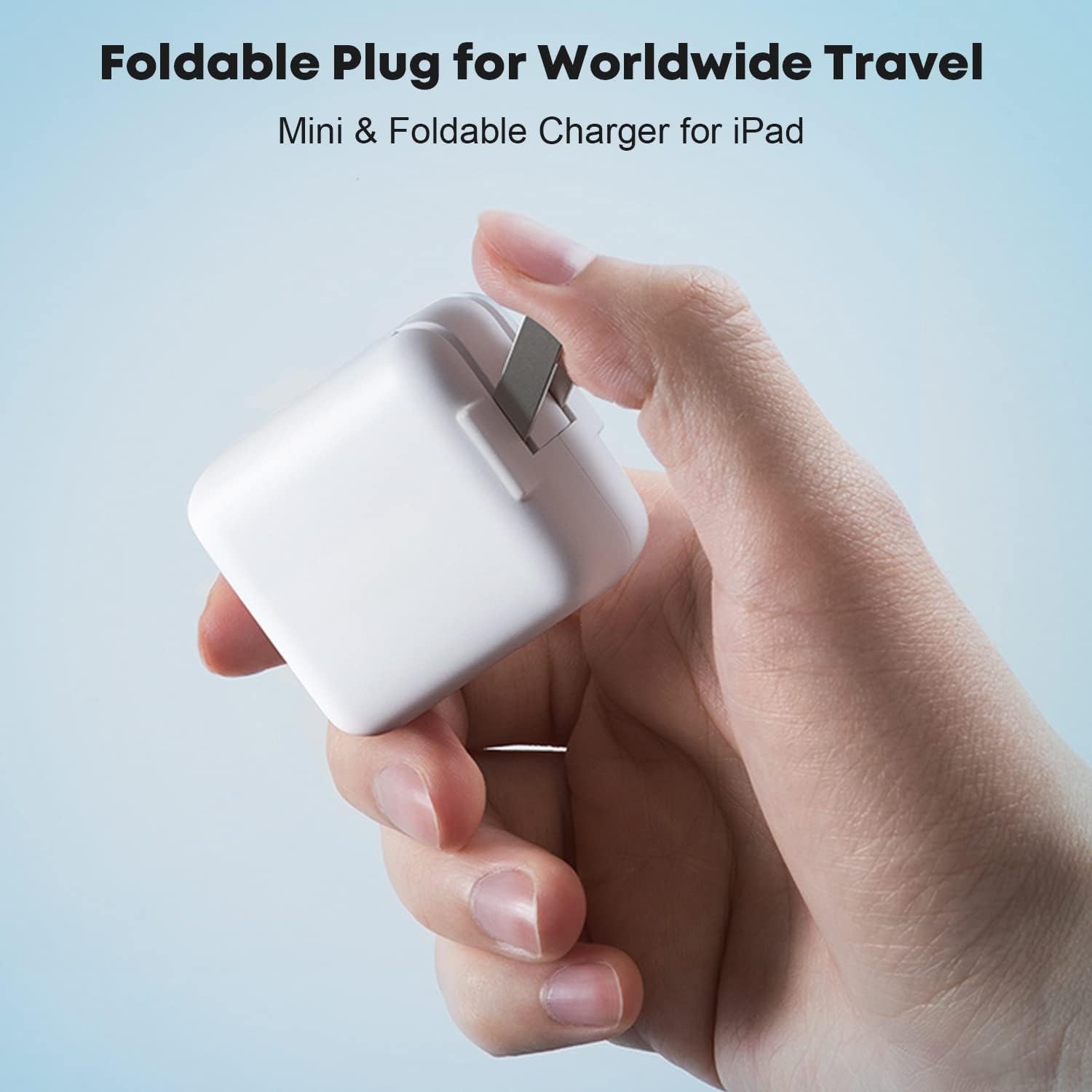 Apple Certified Fast Charger for iPhone & iPad - 2 Pack 6FT USB to Lightning Cable with 12W Foldable Wall Plug - Compatible with iPad Pro/Air, iPhone 11/12/13/14 - Perfect for Travel, Home & Office Charging