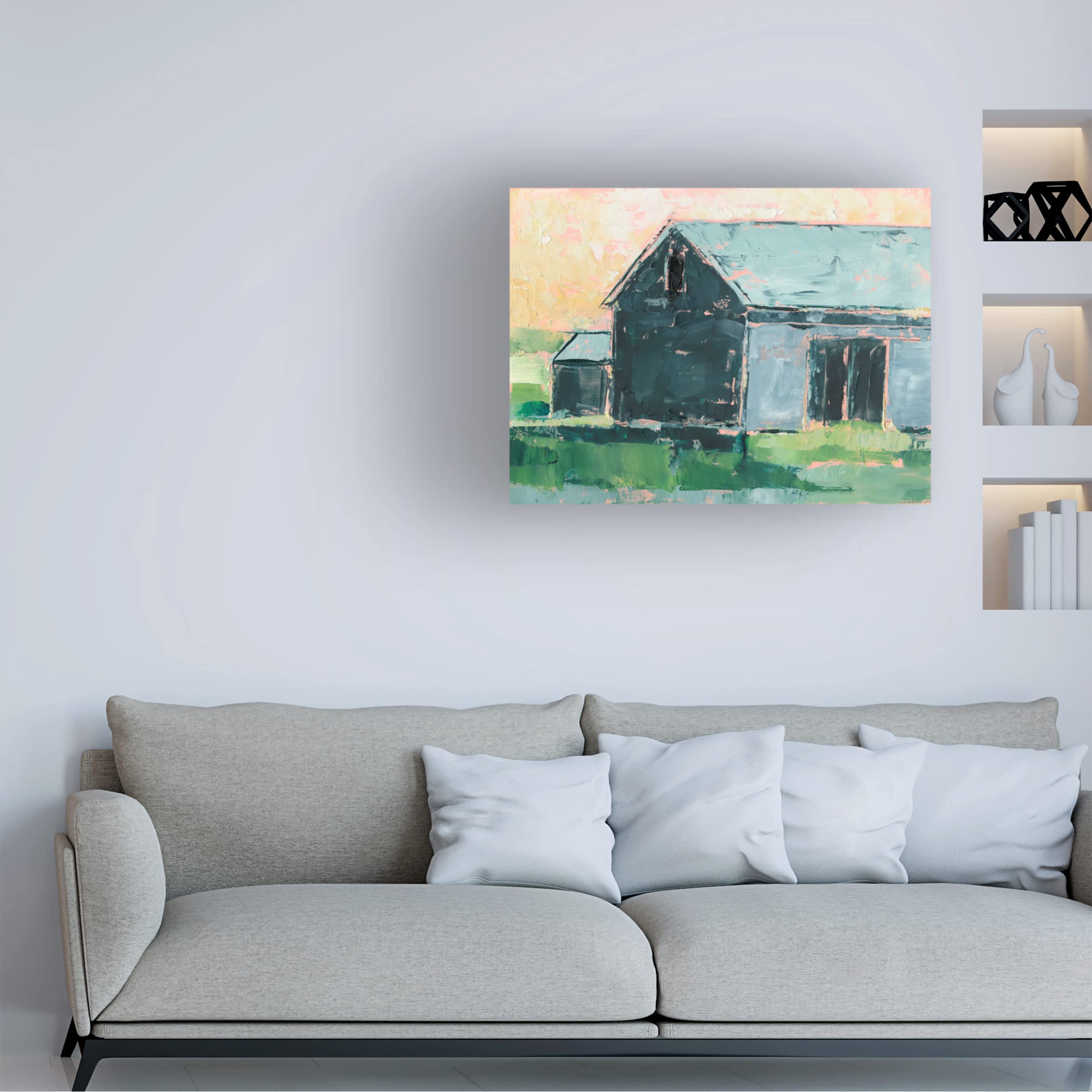 Southern Glow II Canvas Wall Art by Ethan Harper - Handmade Landscape Painting for Living Room, Bedroom & Office Decor