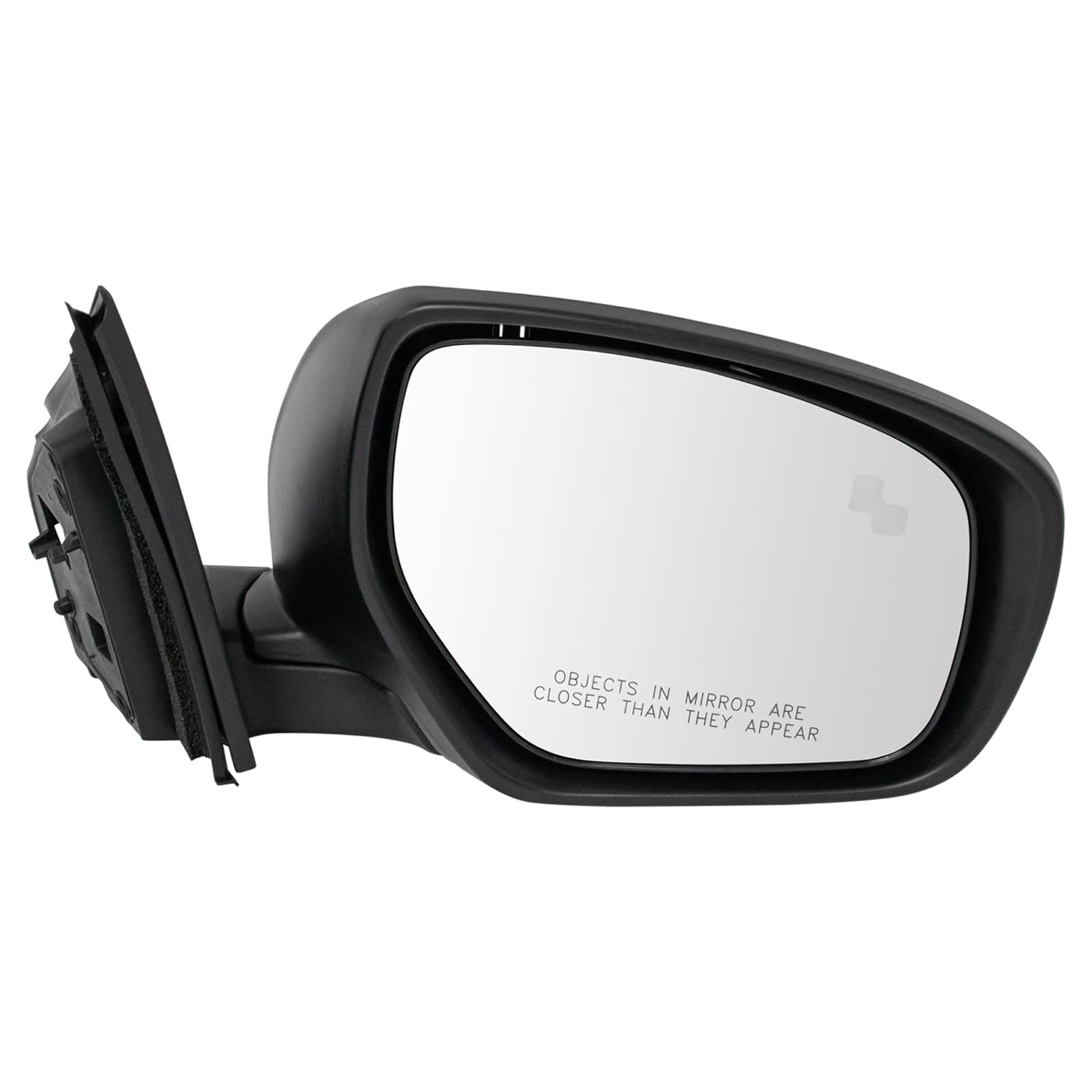 TRQ Passenger Side Right Heated Power Mirror with Turn Signal & Blind Spot Indicator - Compatible with 2010-2015 Mazda CX-9 (MA1321182) | Enhanced Visibility & Safety for Highway Driving & Parking