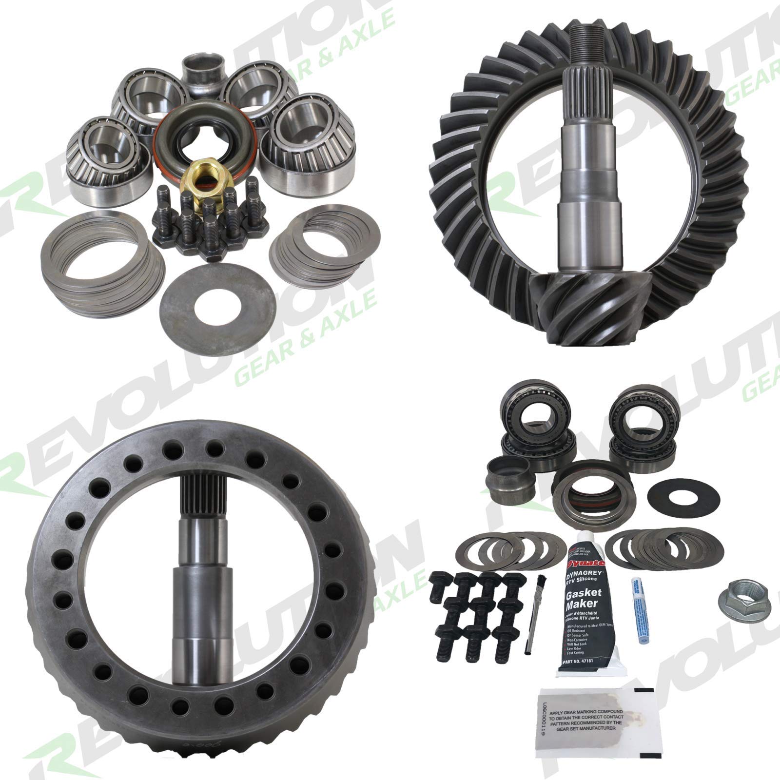 Revolution Gear Package for Jeep TJ Rubicon - 5.13 Ratio D44Thick Axle with Koyo Bearings | Off-Road Performance Upgrade for Rock Crawling & Trail Riding