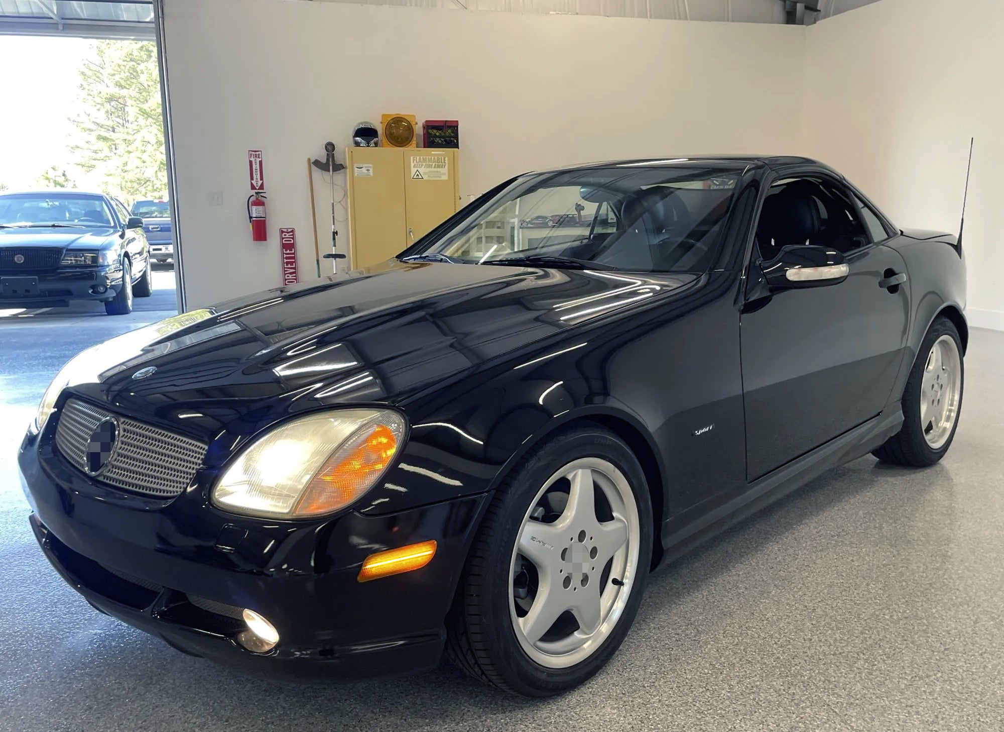 Amber LED Front Side Marker Lights for Mercedes-Benz R170 SLK & W208 CLK Class - Clear Lens, Durable Replacement - Perfect for Night Driving and Car Customization
