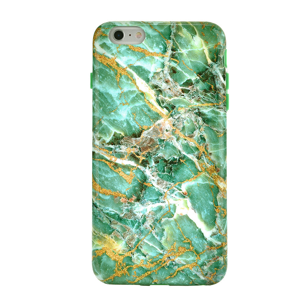Premium Green Emerald Marble iPhone Case - Durable Protective Cover for iPhone [Model] - Stylish & Trendy Design for Everyday Use, Work & Travel