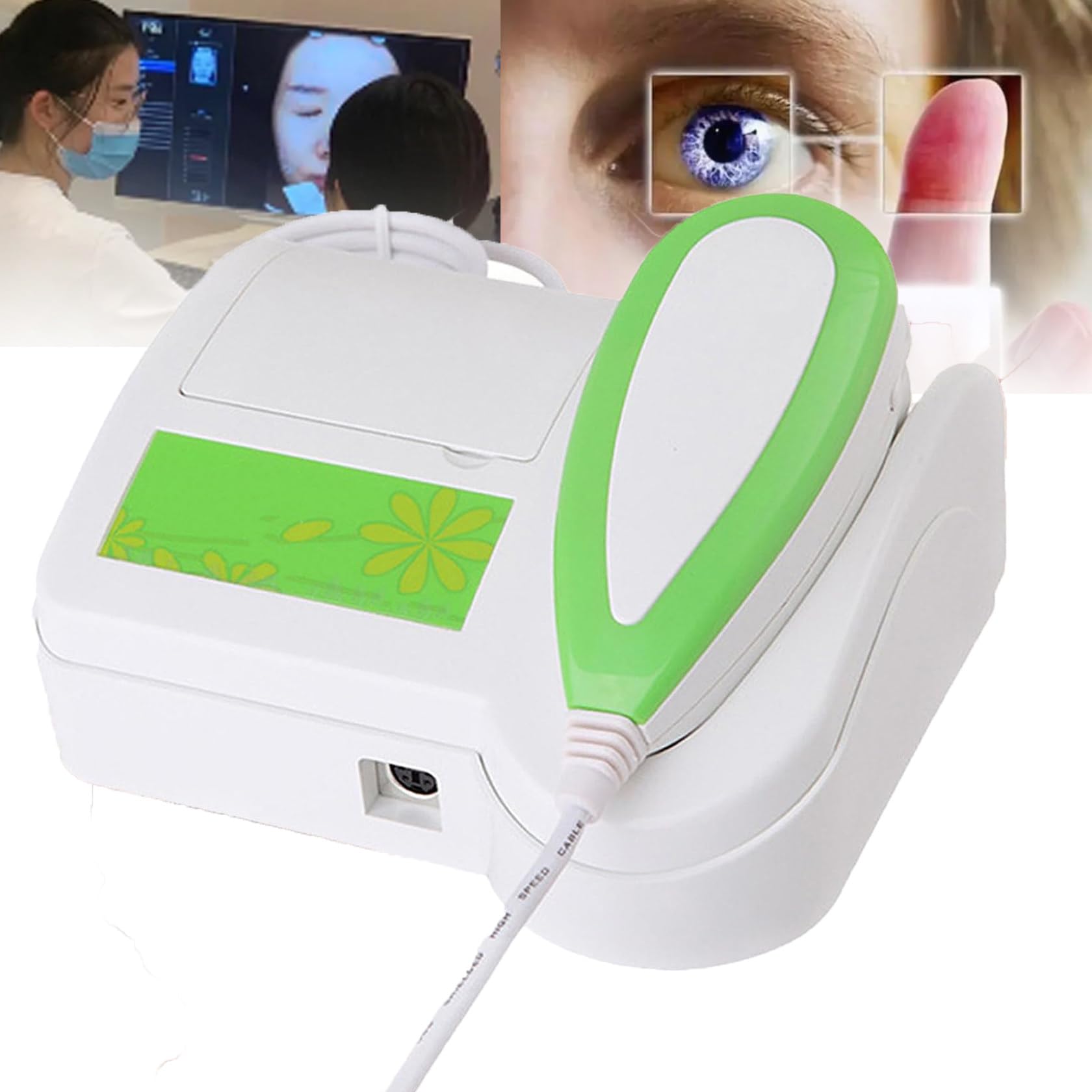 ZHIXUMM Portable Iris Analysis Camera - 5MP HD Multi-Function Eye Iris Detector for Hair, Skin & Iris Detection | Perfect for Home Health Monitoring, Beauty Analysis & Wellness Checkups