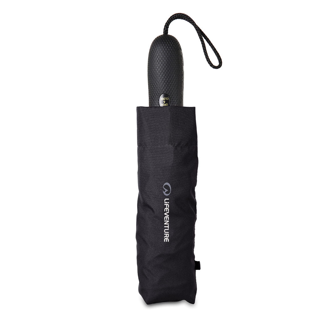 Lifeventure Medium Trek Umbrella - Lightweight & Windproof Travel Umbrella for Hiking, Camping & Outdoor Adventures - Perfect for Backpacking, Travel & Daily Commute