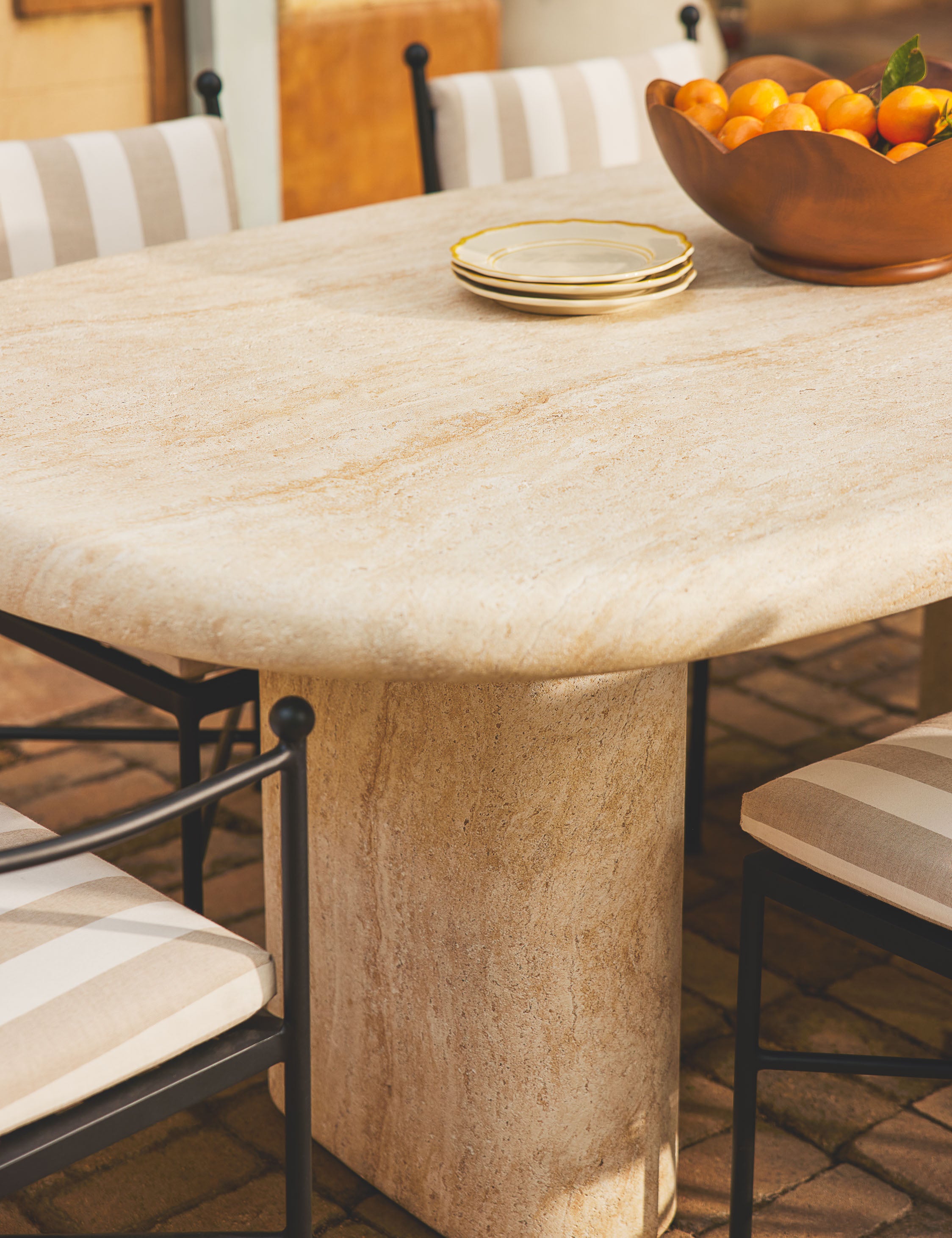 Premium Artesia Indoor & Outdoor Dining Table Set - Weather-Resistant, Durable Patio Furniture for Backyard, Garden, Poolside & Alfresco Dining