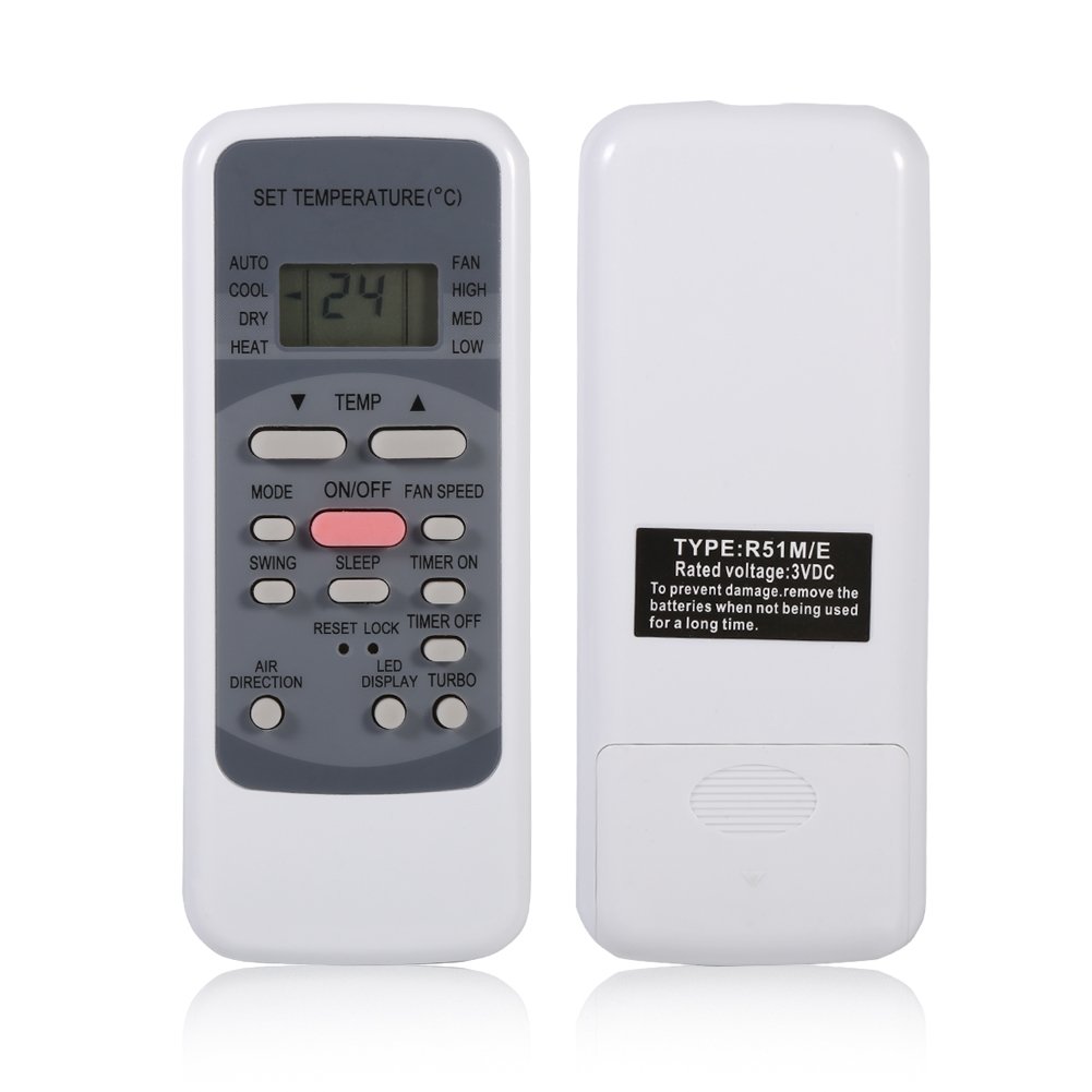 Universal R51M/E Remote Control AC Replacement for Home & Office