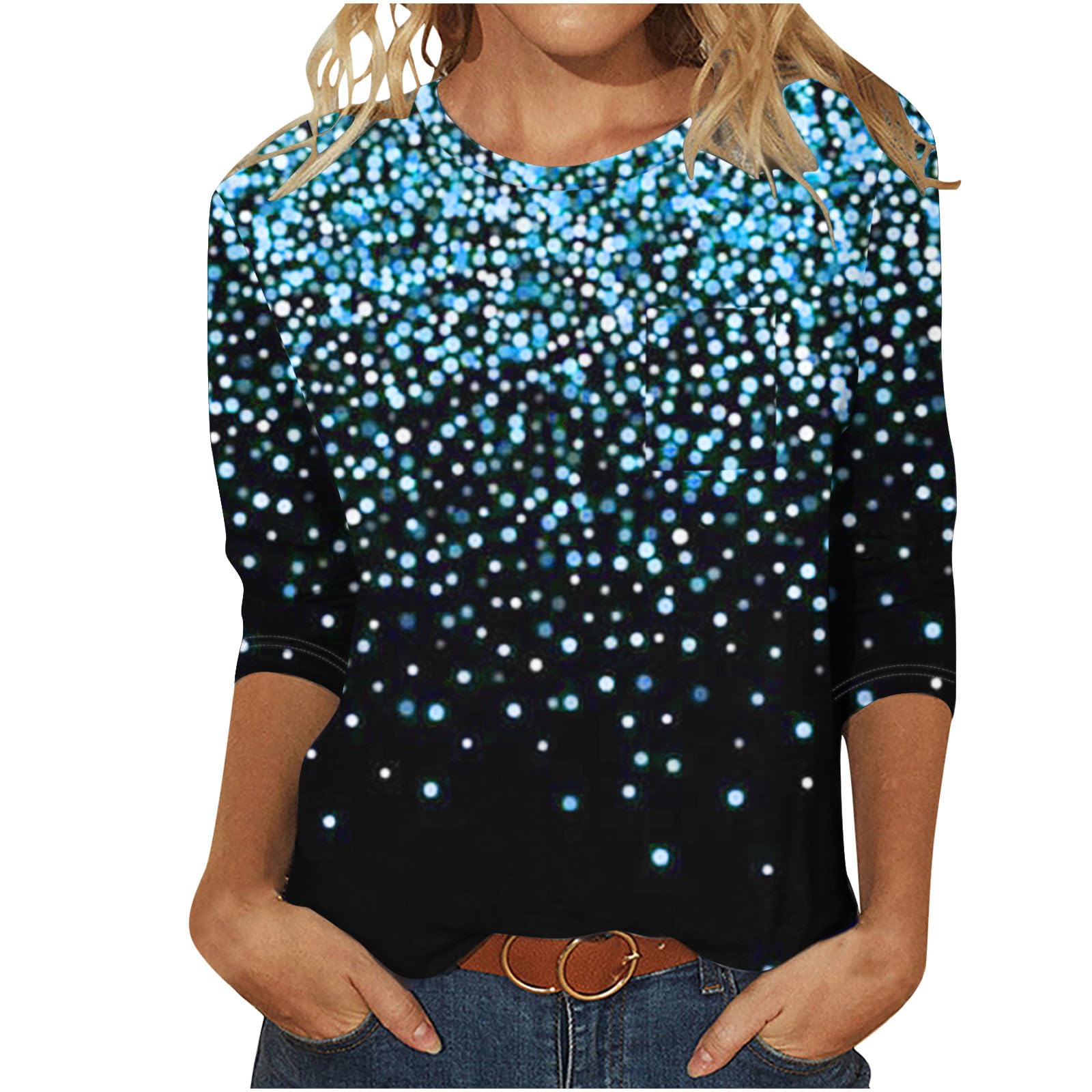 Women's Clearance Clothing - Blue Tops & Dresses for Casual & Work Wear | 8794457011