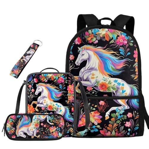 Art Flower Horse