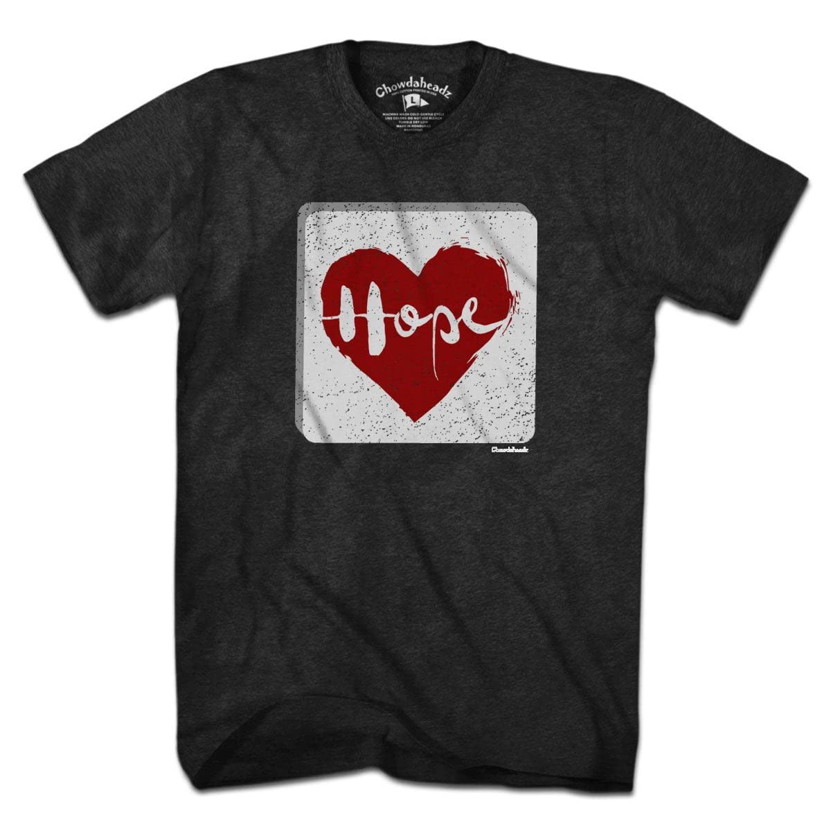 Chowdaheadz Hope Vintage T-Shirt - Unisex Soft Cotton Blend Tee for Casual Wear & Everyday Outfits