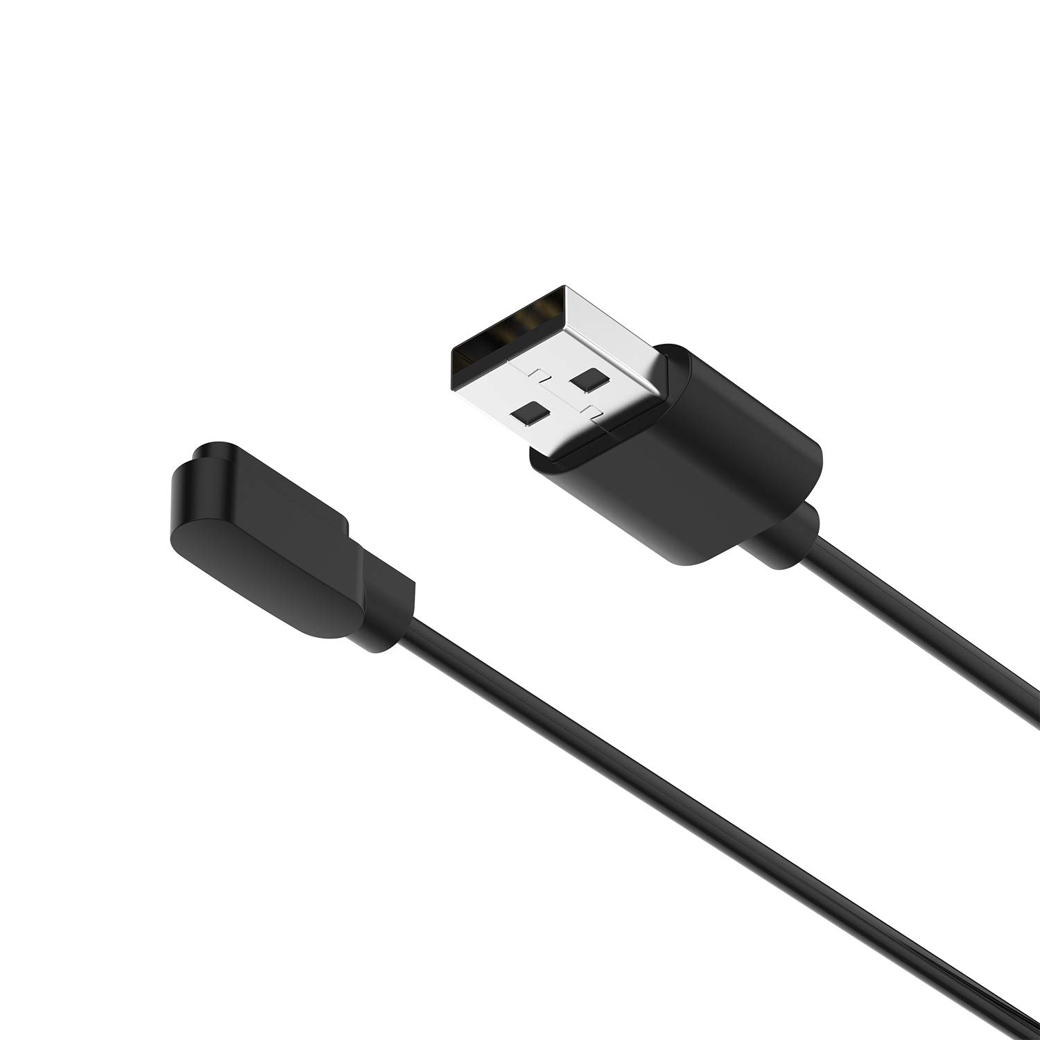MVEFOIT/Wwzzey Y22 Smartwatch Charger Cable 3.4ft USB Replacement Charging Dock - Compatible with MVEFOIT Smartwatch Accessories (White & Black) - Perfect for Home, Office & Travel Charging
