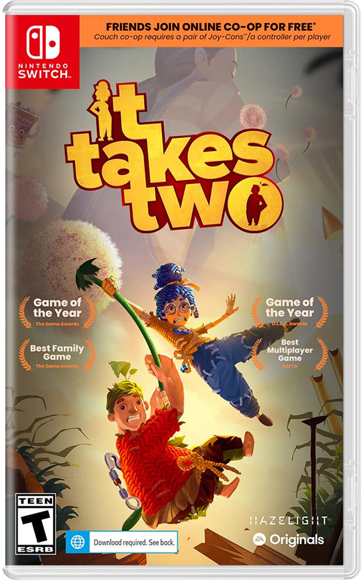 It Takes Two - Nintendo Switch Game | Co-op Adventure for Couples & Friends | Perfect for Date Nights & Family Fun