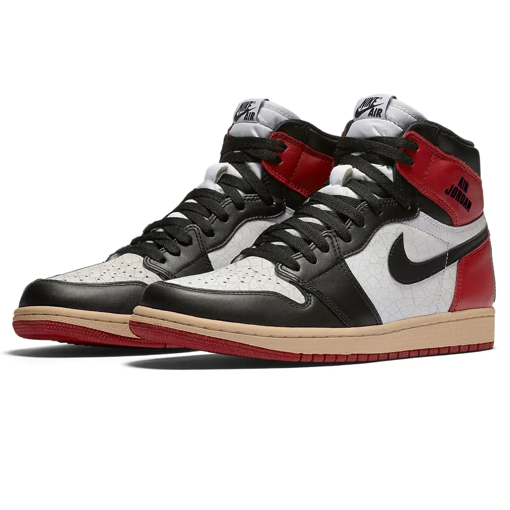 Air Jordan 1 High OG Black Toe Reimagined - Retro Basketball Shoes for Men & Women - Perfect for Sneaker Collectors & Streetwear Fashion