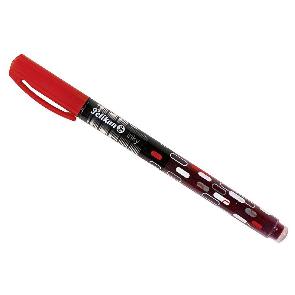 Pelikan Inky 273 Red Fountain Pen - Premium Writing Instrument for Calligraphy, Journaling & Office Use - Elegant Red Design