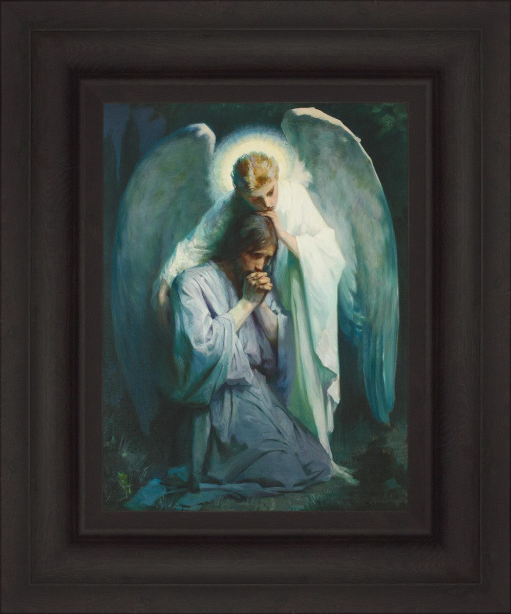Agony in the Garden - Religious Art Print - Biblical Wall Decor for Home, Church & Office - Jesus Christ Prayer Scene - Christian Gift Idea