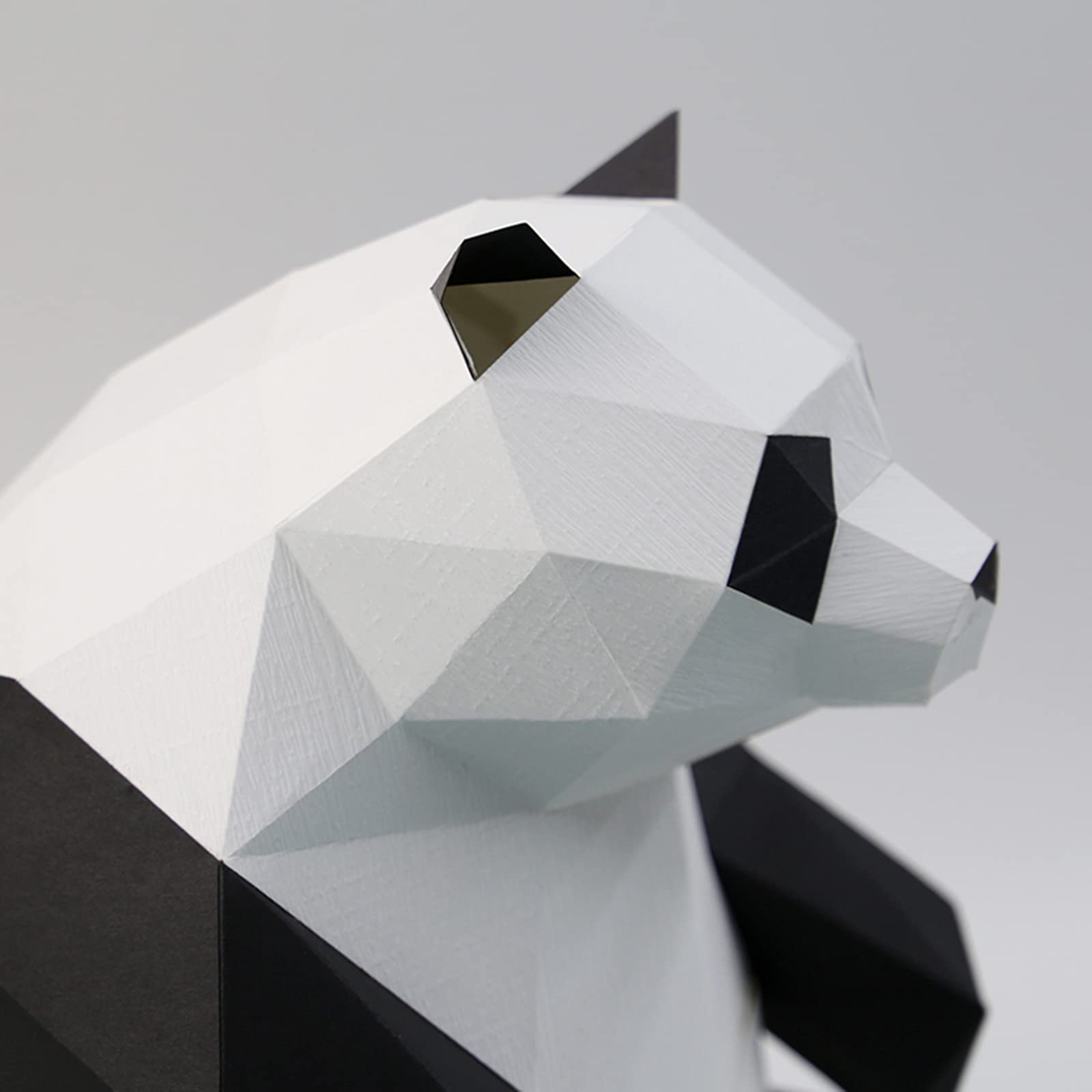 3D Panda Paper Model Kit - DIY Geometric Origami Sculpture for Home Decor, Handmade Puzzle & Papercraft Toy | Perfect for Kids Crafts, Adult Relaxation & Unique Gift Ideas