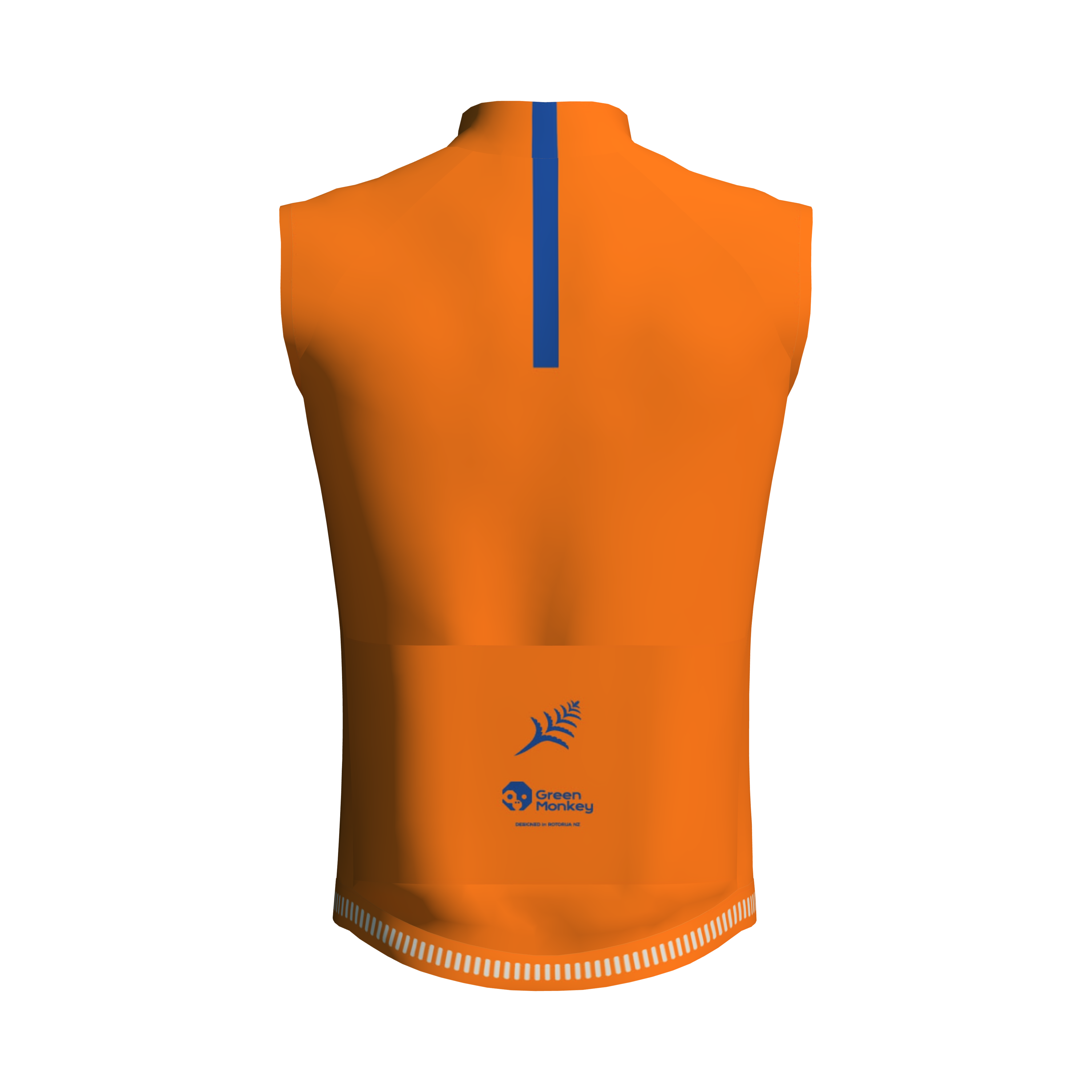 Men's Winter Vest Jacket - Lightweight Warm Fleece Lined Orange Puffer Gilet for Outdoor Activities, Hiking & Casual Wear