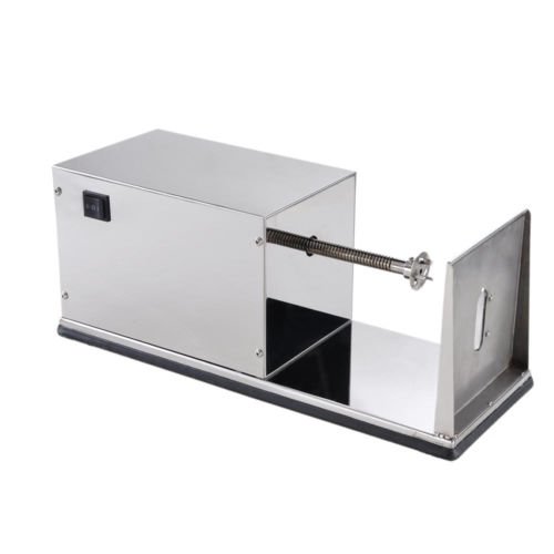 Stainless Steel Electric Potato Chips Slicer & Vegetable Cutter - 110V 20W for Home Kitchen, Fast Food Prep & Party Snacks