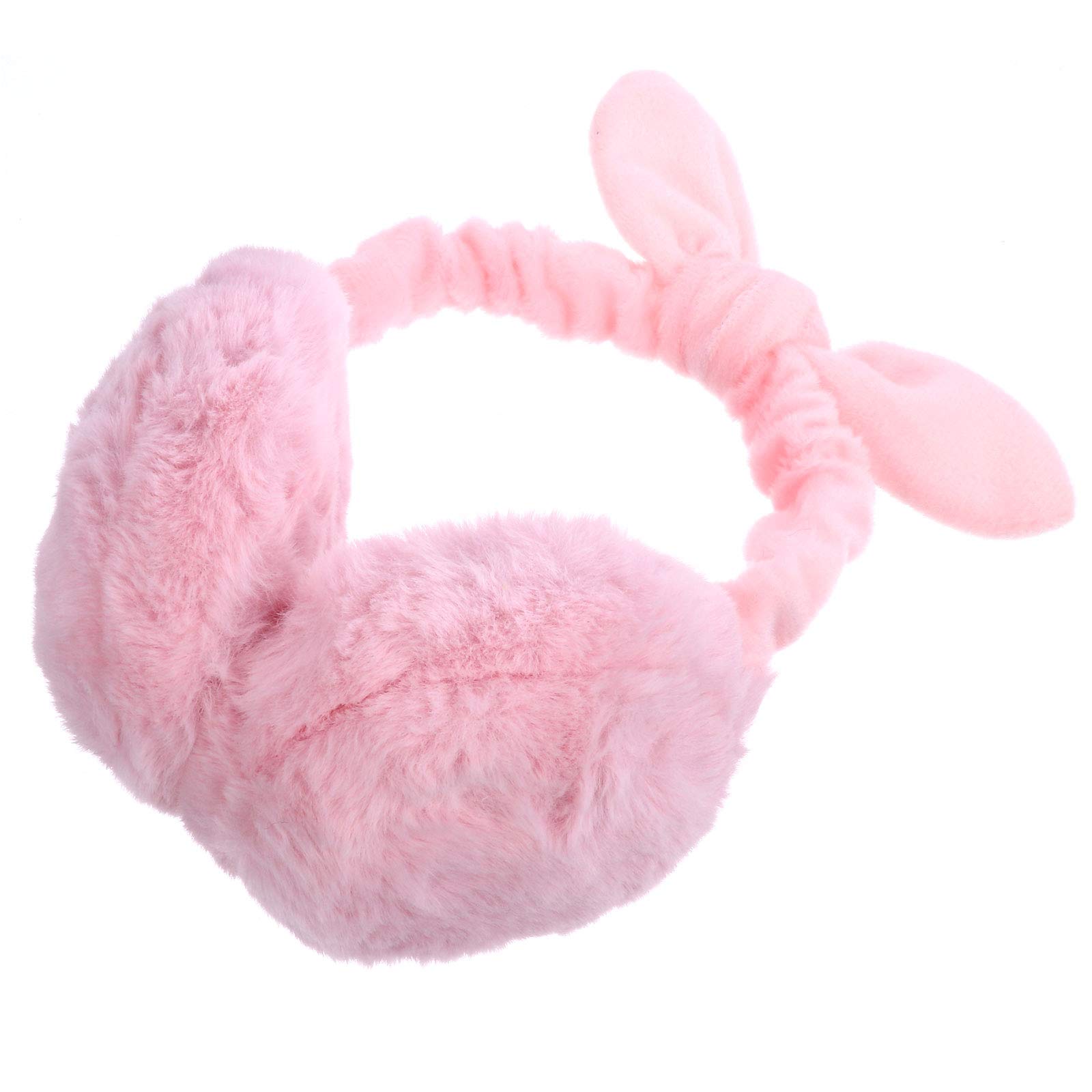 VALICLUD Pink Unicorn Earmuffs - Soft Plush Ear Warmers for Women & Men, Cute Party Headband, Winter Ear Protection for Cold Weather - Perfect for Outdoor Activities, Concerts, and Winter Sports