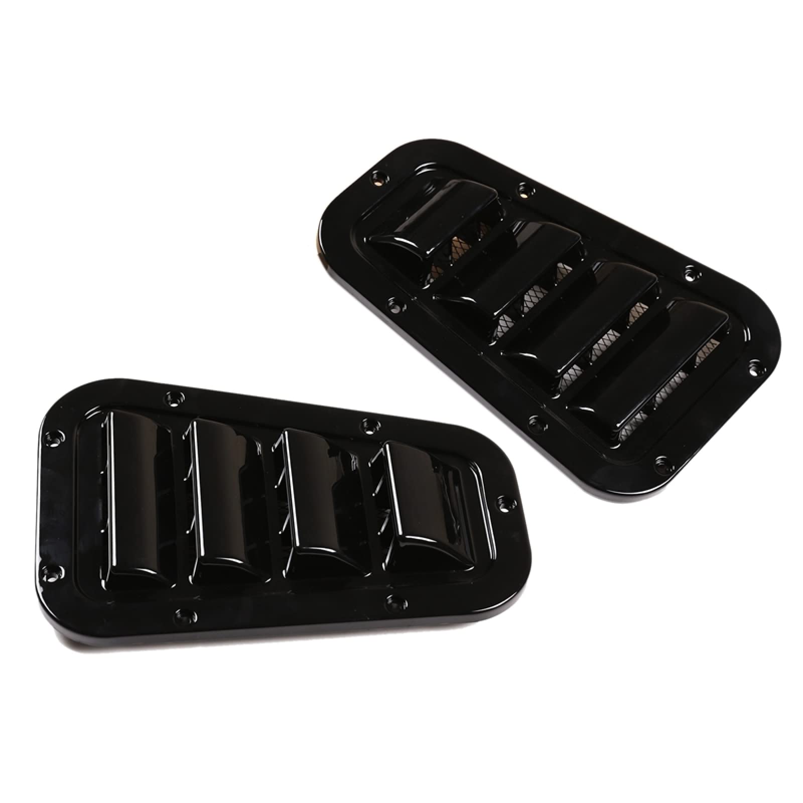 Land Rover Defender 2004-2019 Front Bonnet Vents Hood Side Trim Cover - Premium Air Flow Intake Cover for Improved Engine Cooling | Perfect for Off-Roading & Adventure Vehicles