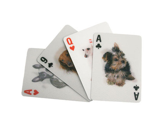 Kikkerland 3D Playing Cards - Fun Dog-Themed Deck for Family Game Nights & Parties | Unique Gift for Dog Lovers