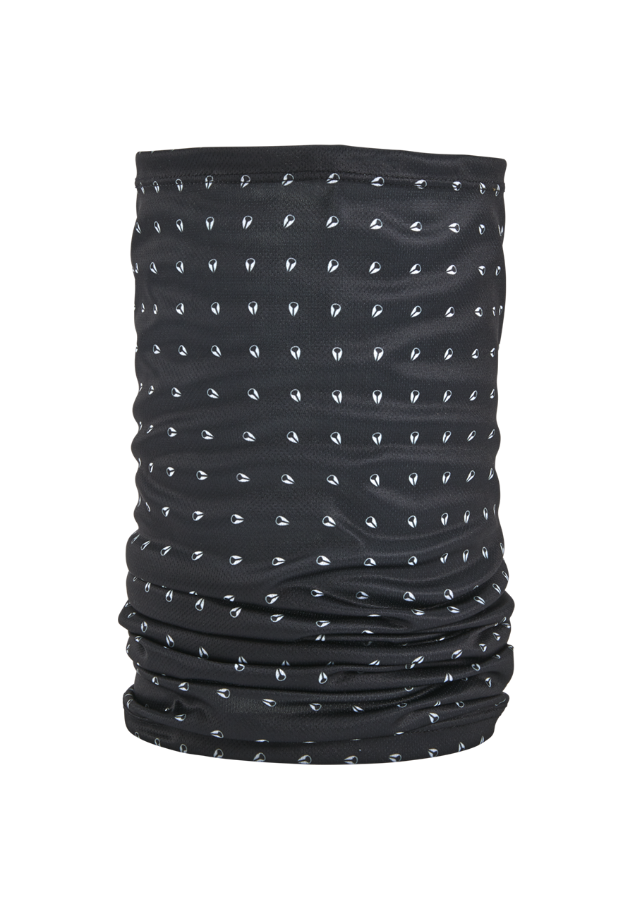 Black & White Silo Neck Gaiter - Lightweight Face Cover for Outdoor Sports, Hiking, Cycling & Winter Protection