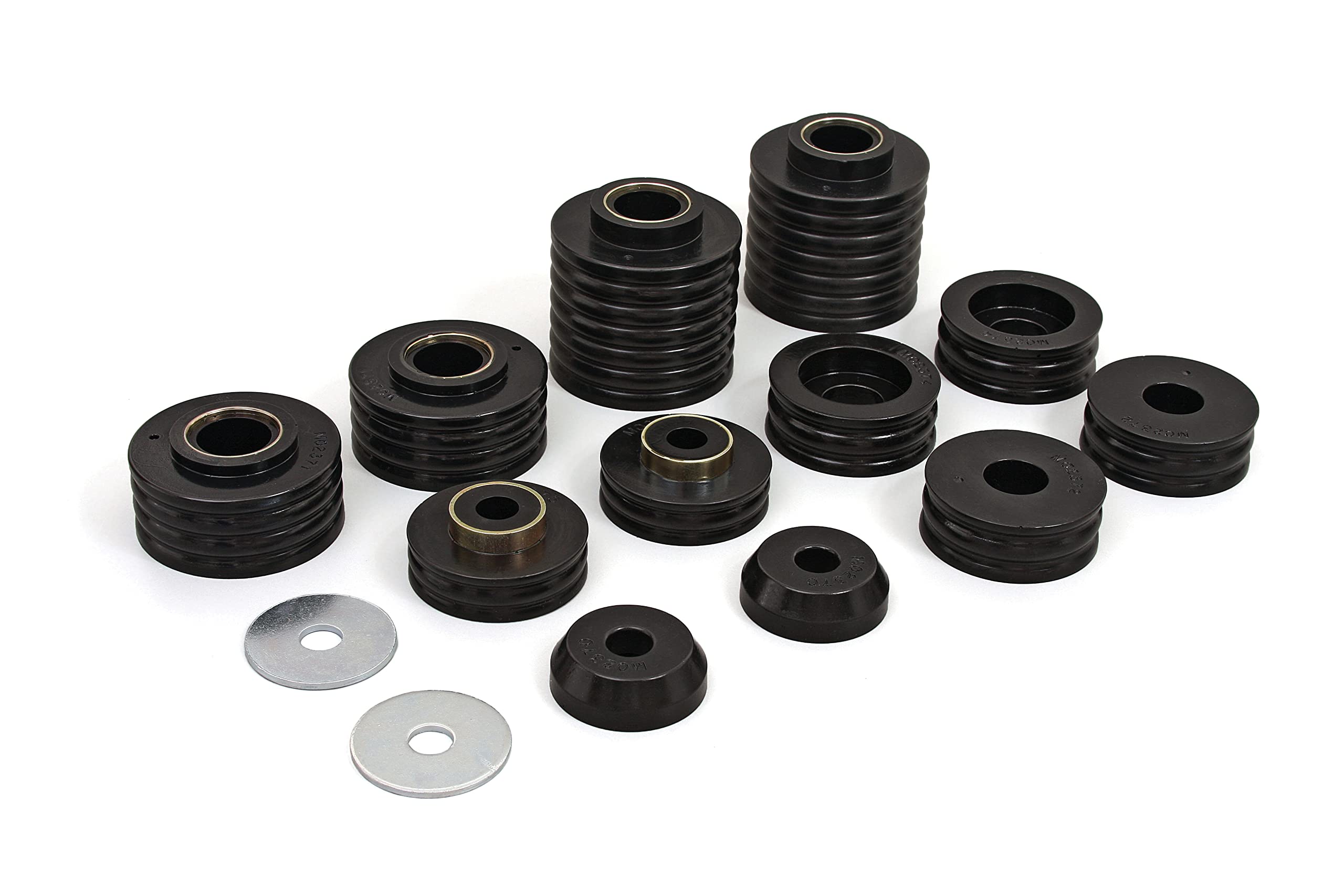 Daystar KF04009BK Black Body Mount Kit for Jeep Wrangler & Gladiator - Off-Road Suspension Upgrade for Smoother Ride on Rough Terrain