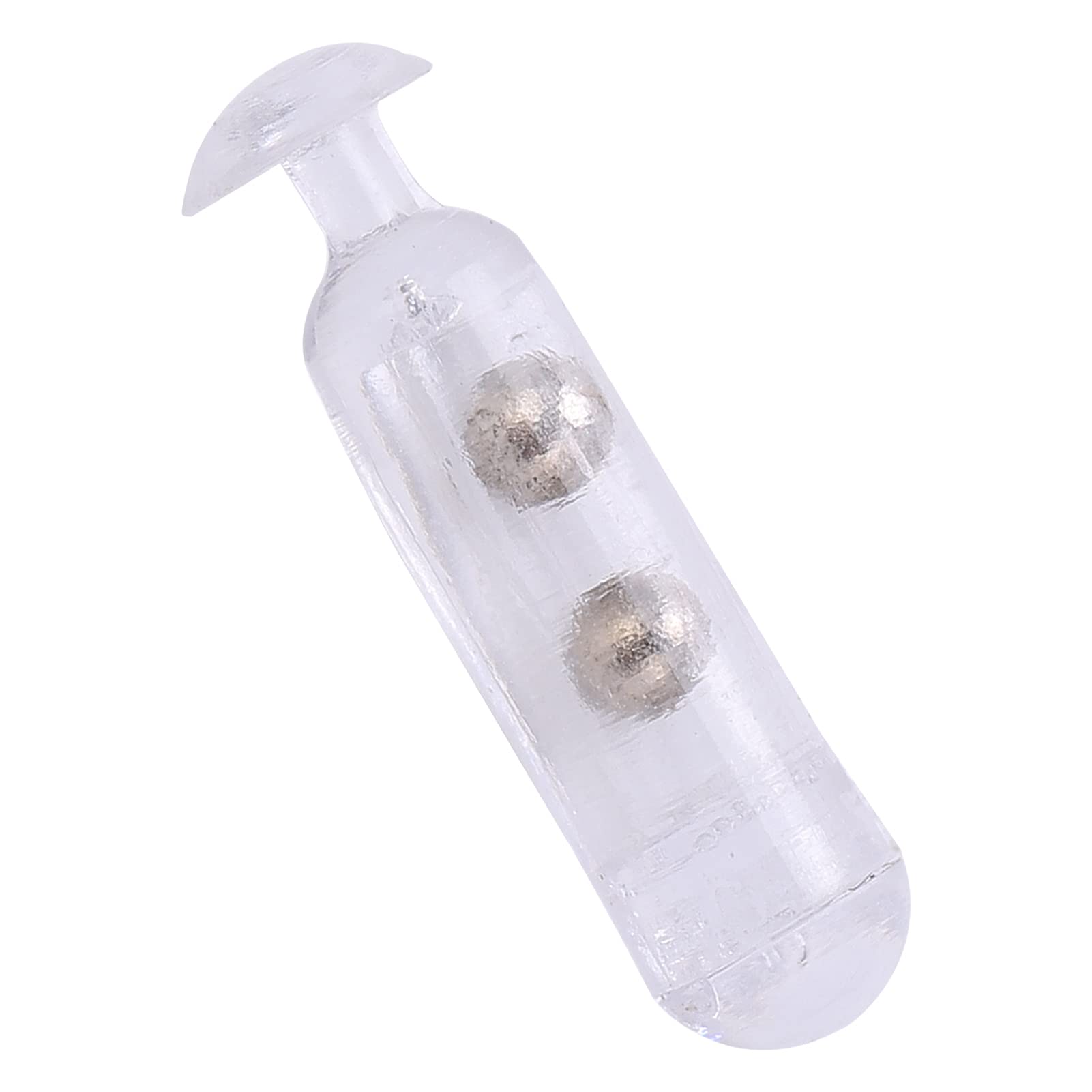 Best Fishing Lure Rattle Bait Insert - Easy to Use Tube Rattles for Bass & Walleye (Transparent White) - Perfect for Freshwater & Saltwater Fishing