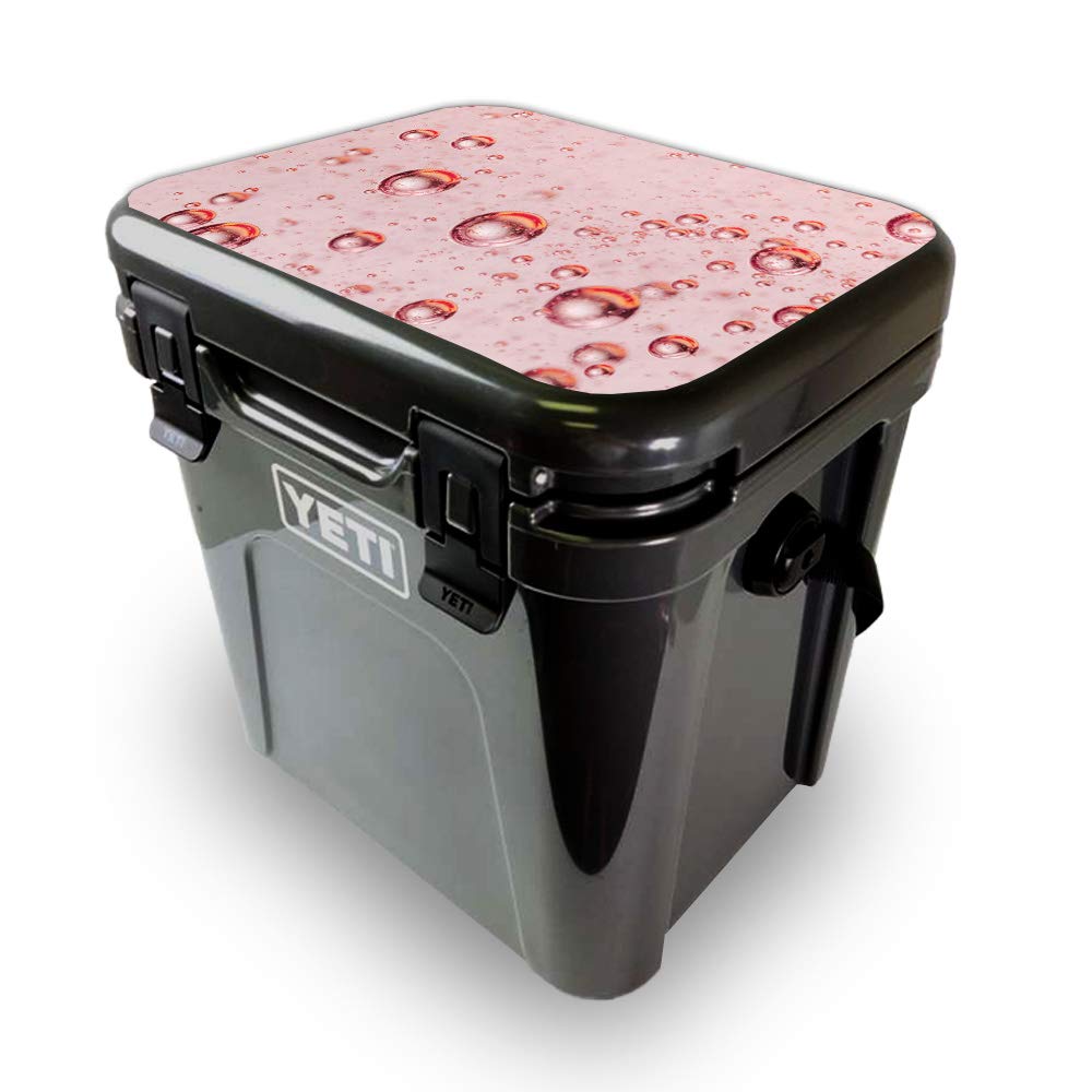 MightySkins Vinyl Wrap for Yeti Roadie 24 Hard Cooler Lid Only - Champagne Bubbles Design | Protective, Durable & Easy to Apply | Made in USA | Perfect for Outdoor Adventures, Camping & Tailgating
