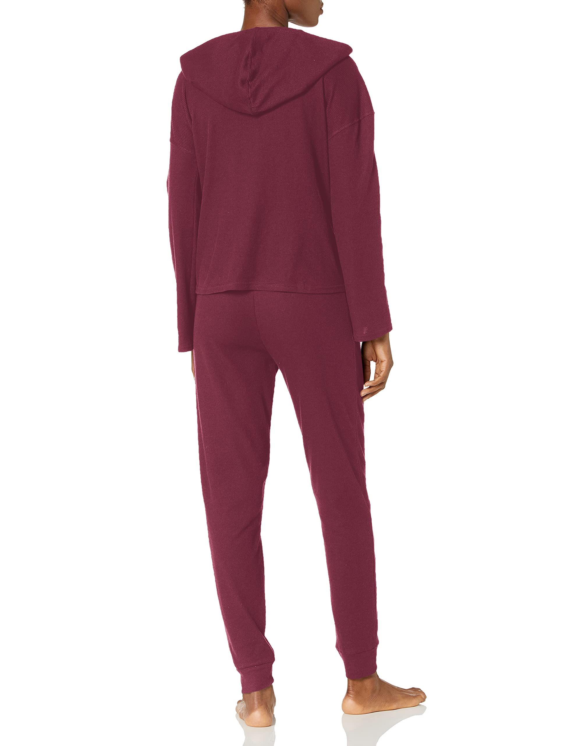 Tommy Hilfiger Women's Long Sleeve Pajama Set - Soft Cotton Sleepwear with Jogger Pants for Comfortable Nights & Lounging at Home