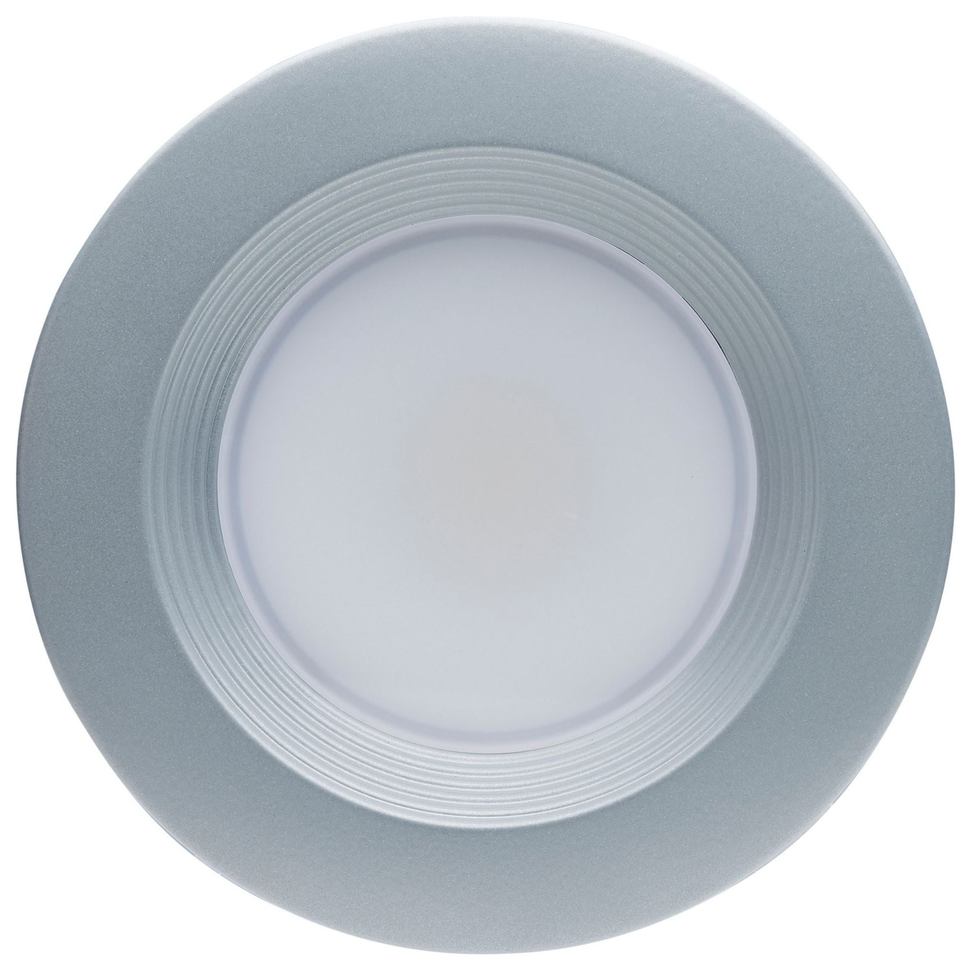4 Pack Retrofit LED Recessed Can Lights - 7W, 600 Lumens, 5 Color Temperatures (2700K-5000K), Nickel Baffle Trim - Energy Efficient Downlights for Kitchen, Living Room & Bedroom Ceiling Lighting
