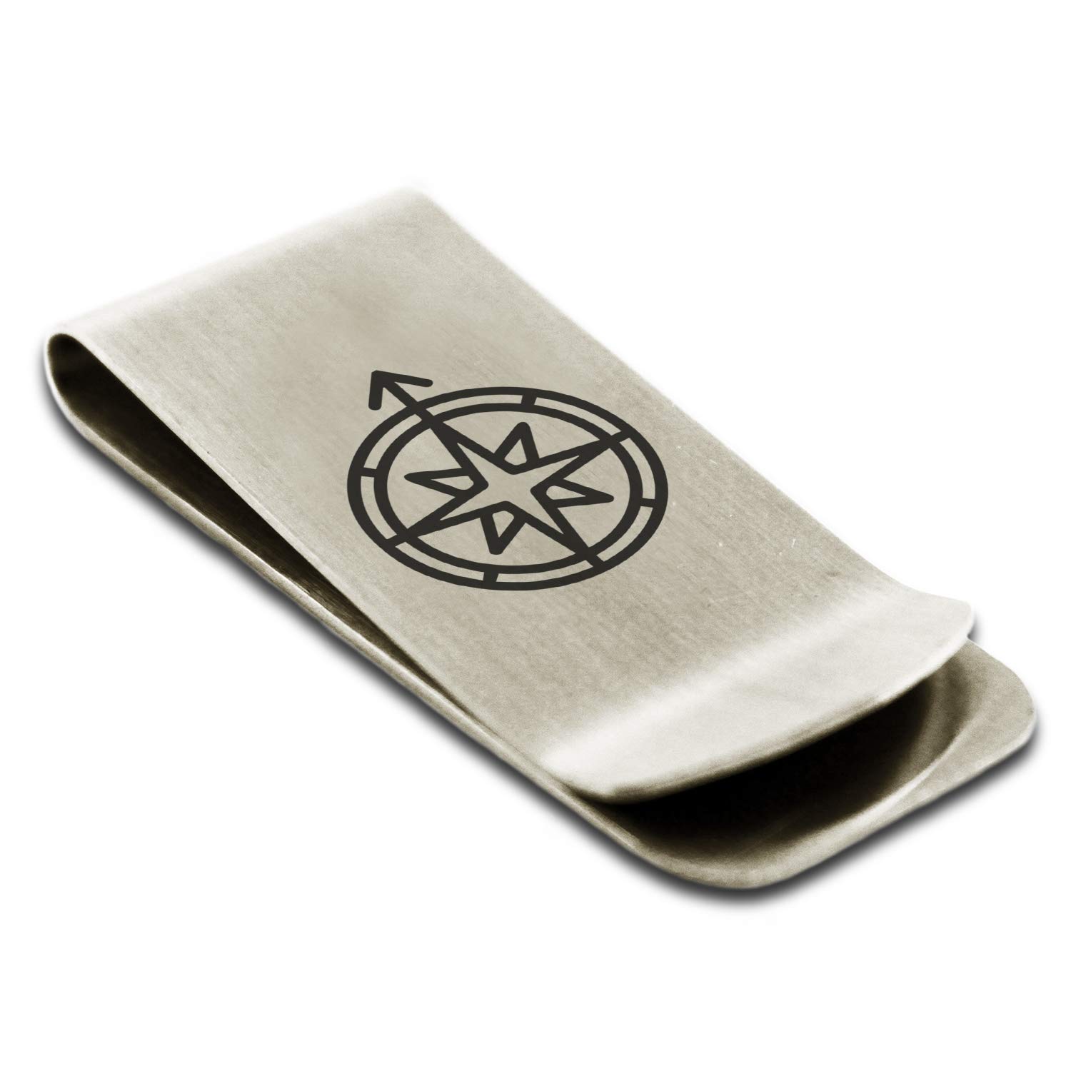 Stainless Steel Scout Emblem Money Clip & Credit Card Holder - Perfect for Cash, Cards, and ID Organization | Ideal for Scouts, Outdoorsmen, and Everyday Carry (EDC)